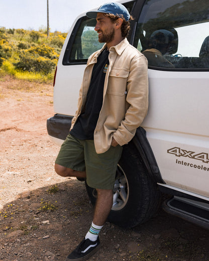 Rif-Raf Ripstop Short - Khaki - Lifestyle