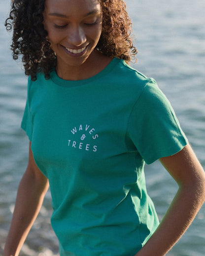 Penida Recycled Cotton T-Shirt - Greenlake - Lifestyle