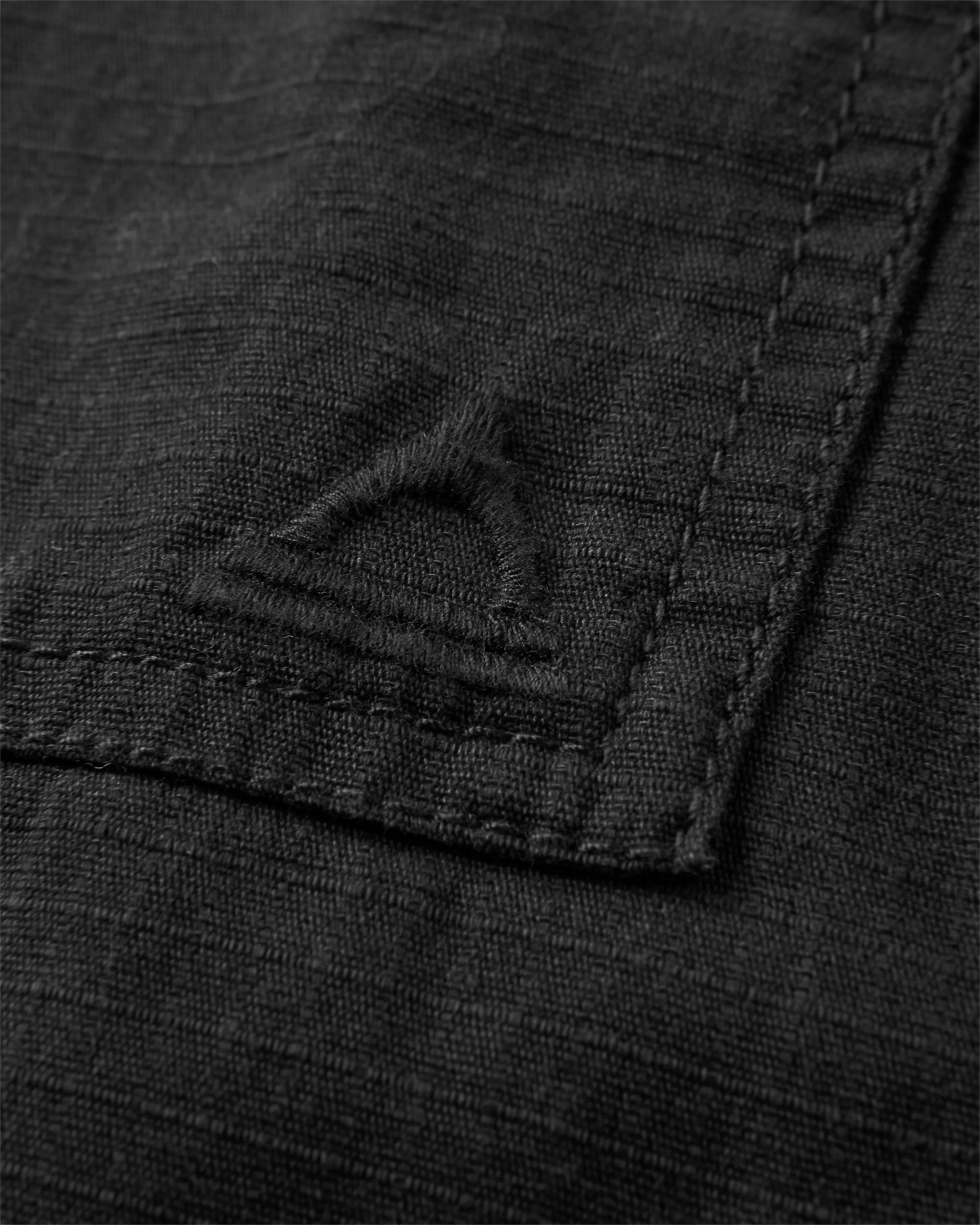 Way Flannel Lined Shirt - Black - Flatlay