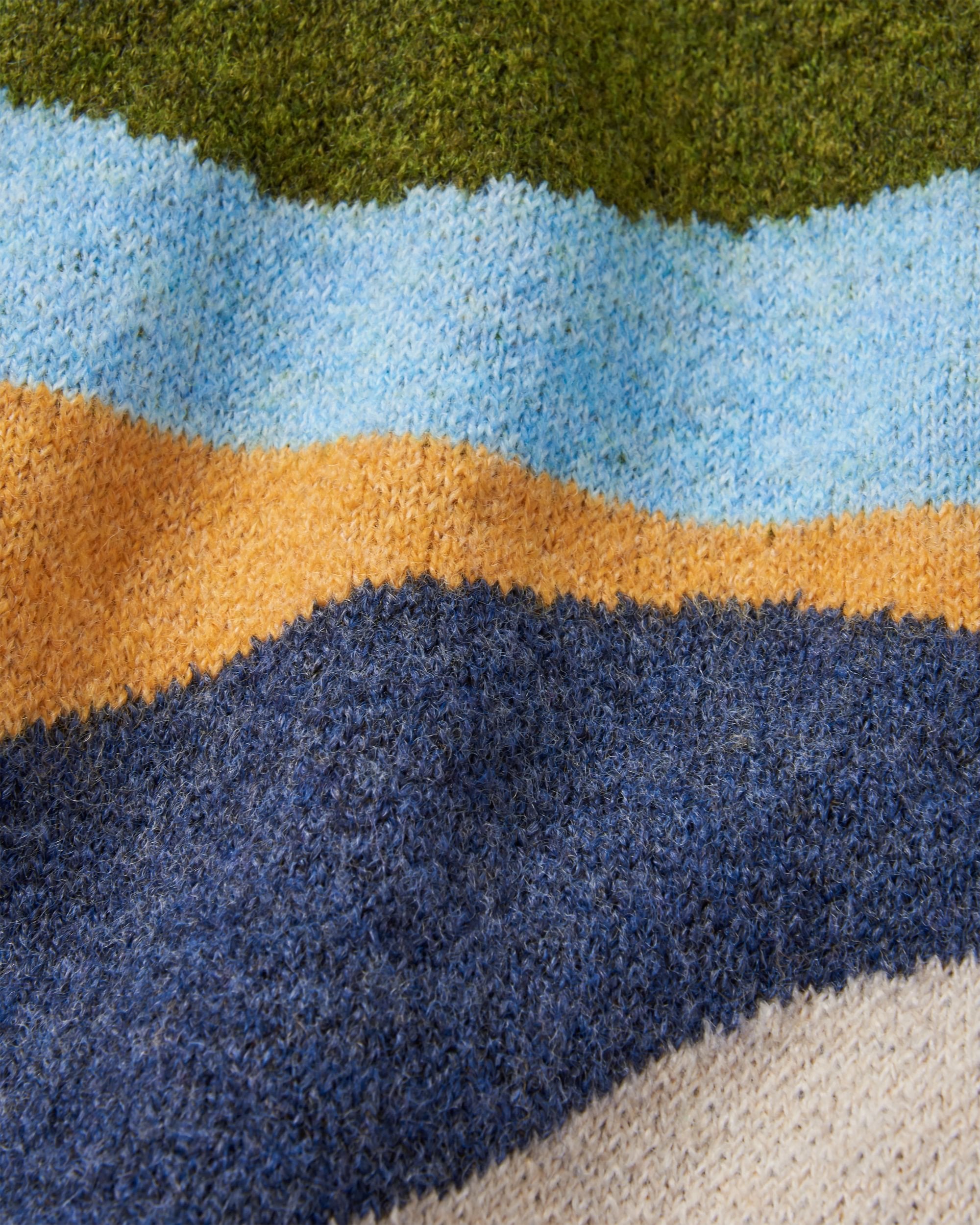 Scenic Recycled Knitted Cardigan - Scenic Deep Plum - Flatlay