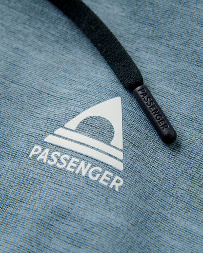 Sunvale Lightweight UPF50 Hoodie - Storm Grey Marl - Flatlay