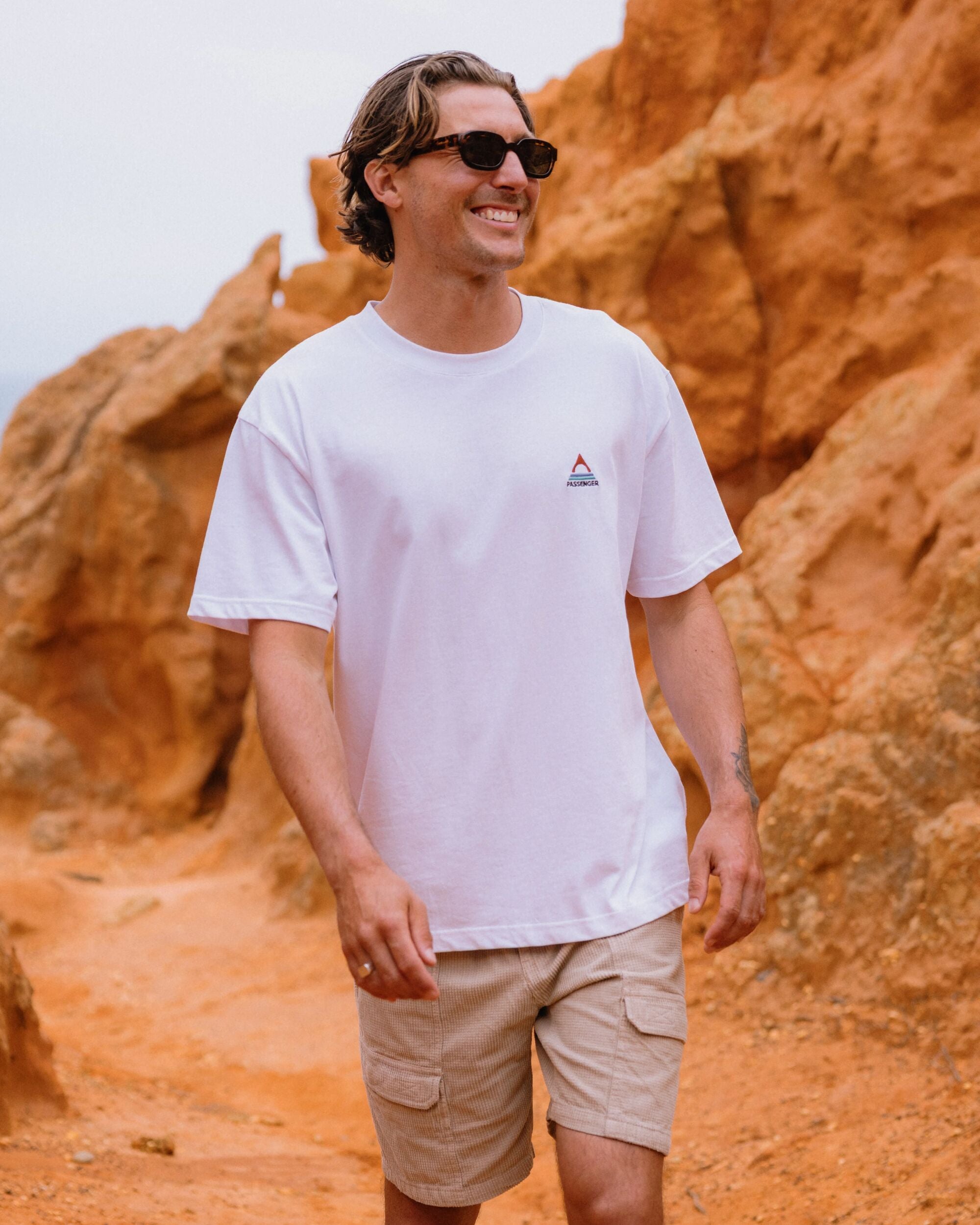 Vita Relaxed Fit T-Shirt - White - Lifestyle