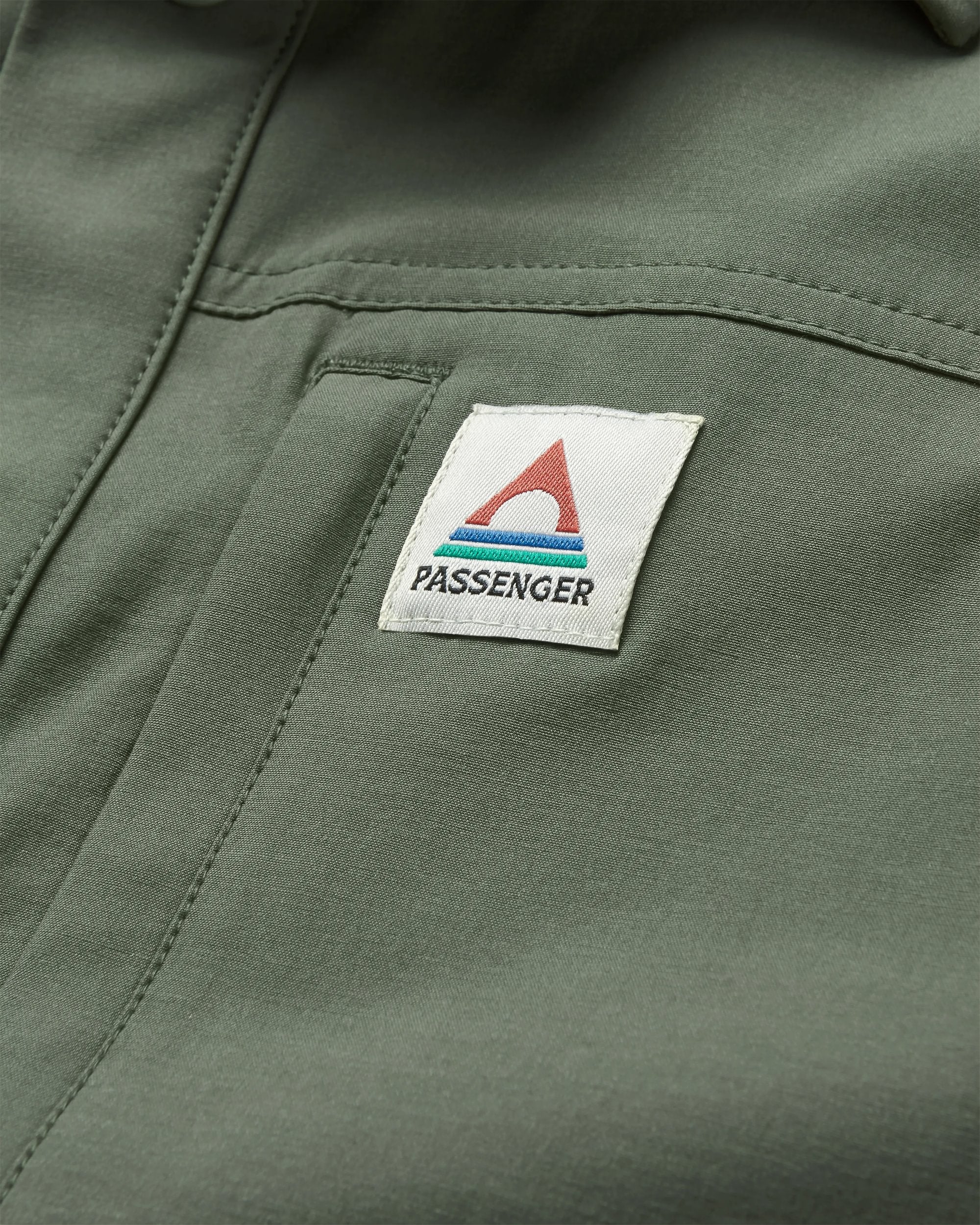 Traveller Stretch Shirt - Khaki - Flatlay