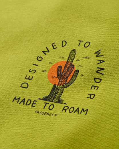 Explore Sweatshirt - Tea Green - Flatlay