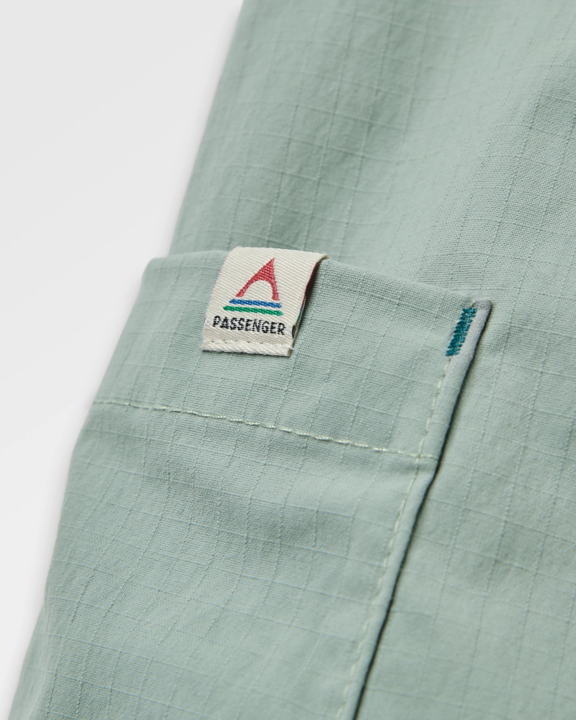 Refuel Ripstop Dungarees - Pistachio - Flatlay