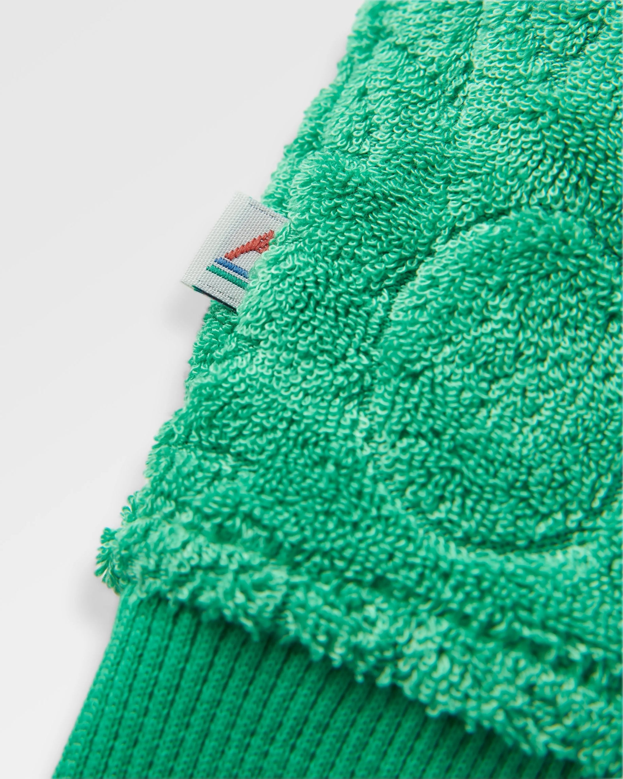 Vibes Textured LS Top - Green Spruce - Flatlay