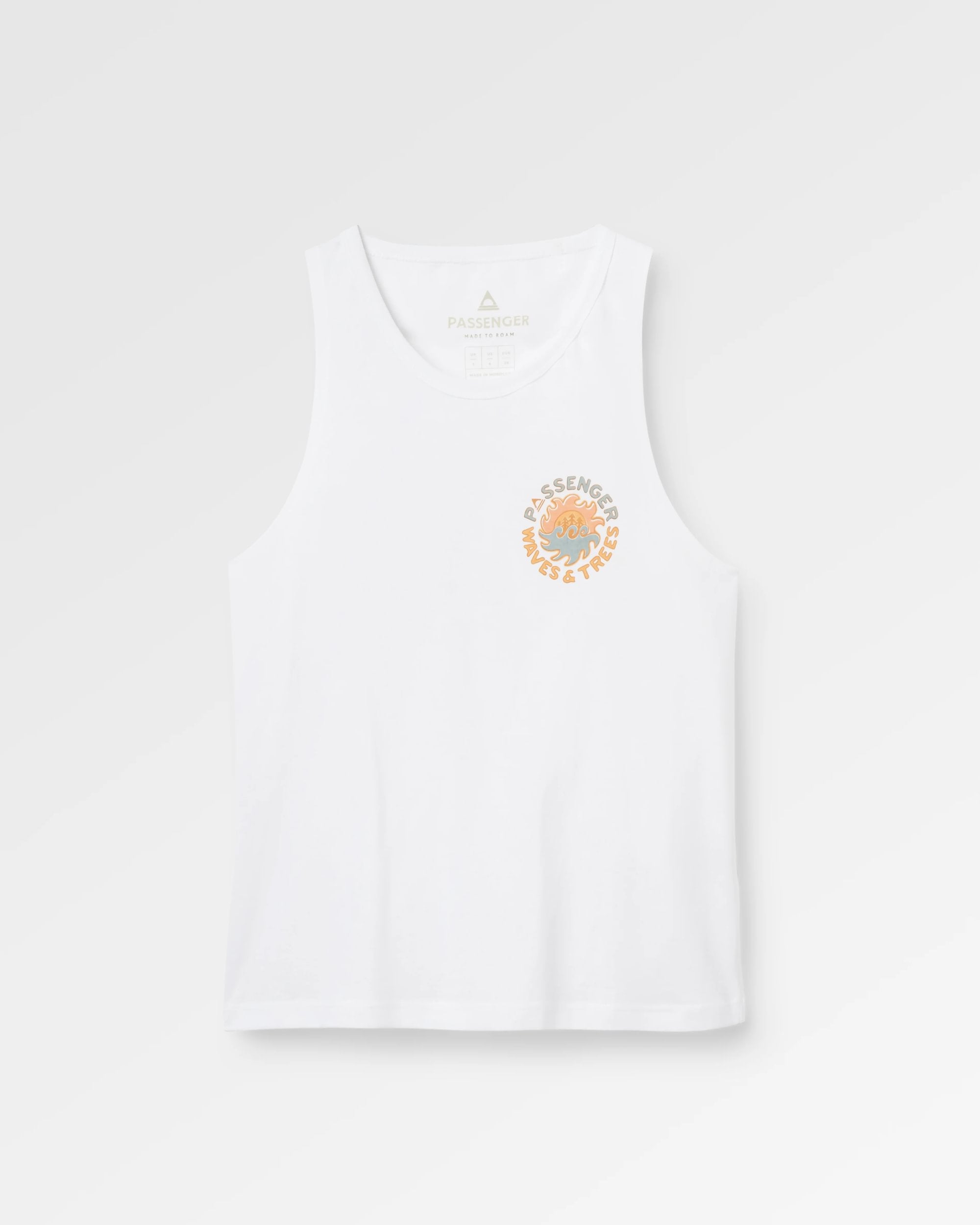 Dune Women's Recycled Cotton Vest - White - Flatlay