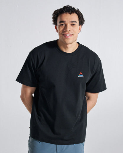 Vita Organic Relaxed Fit T-Shirt - Black - Studio Model