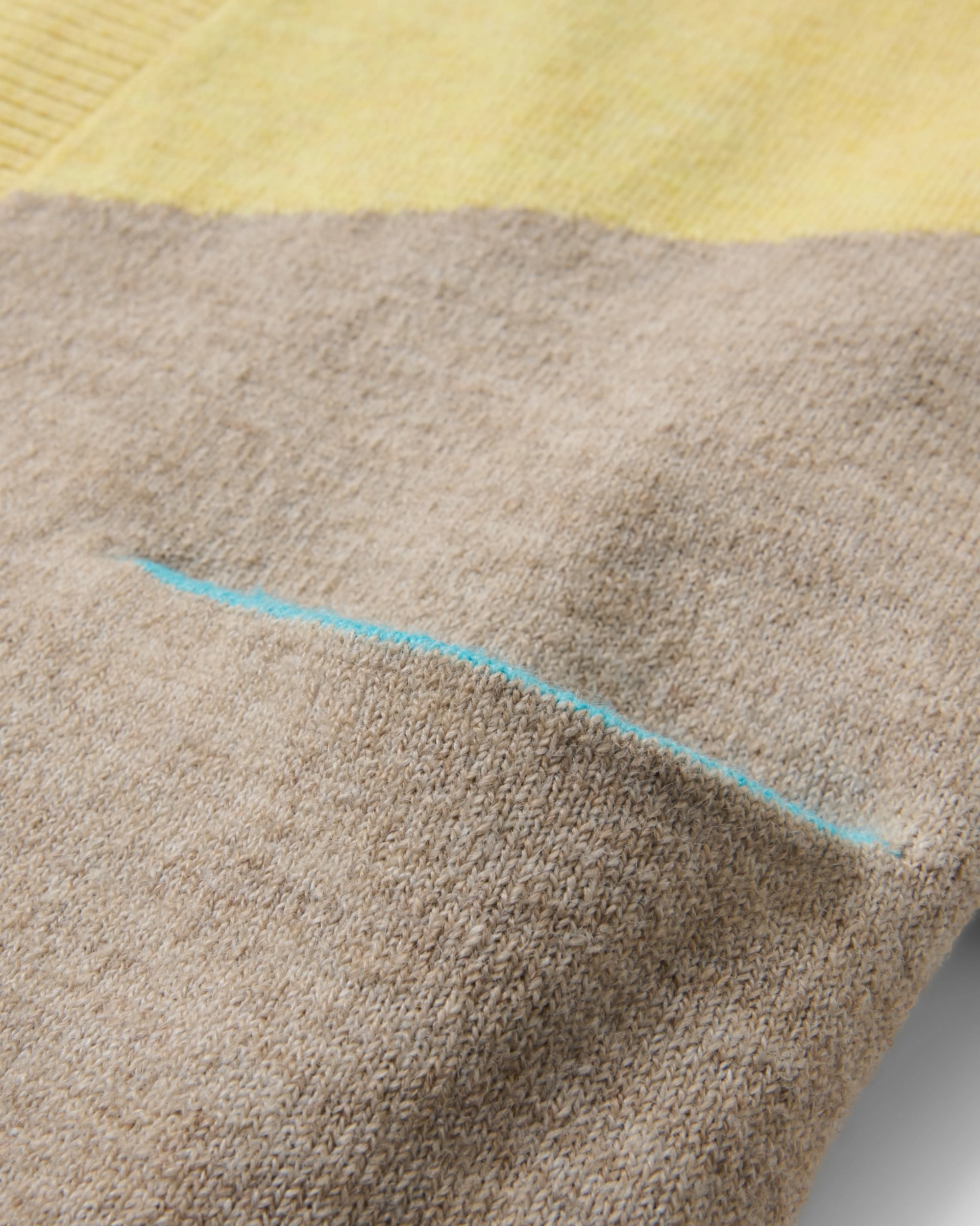 Scenic 'Light' Long Knitted Cardigan - Scenic Yellow - Flatlay