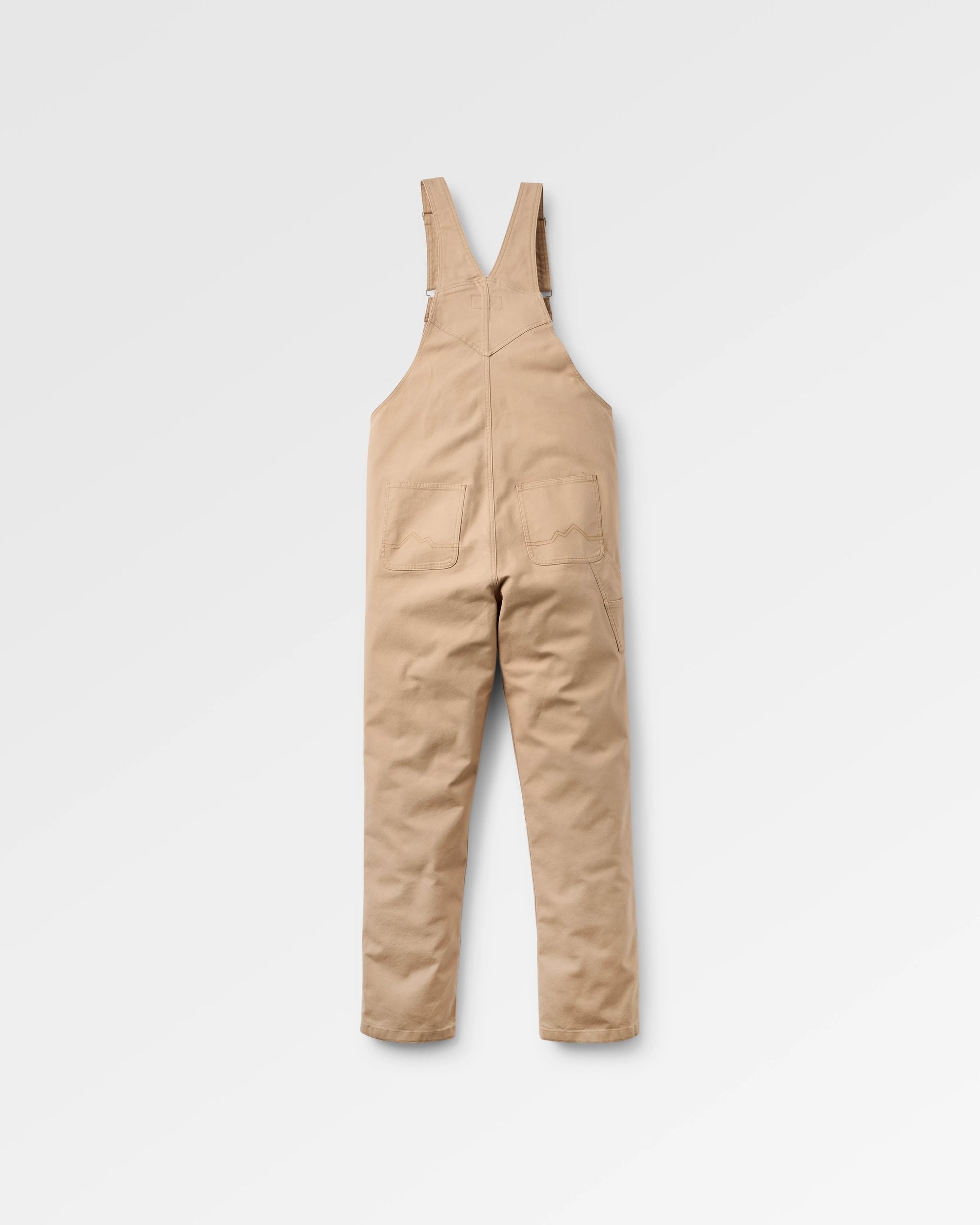 Vantage Organic Cotton Dungaree - Biscuit - Flatlay