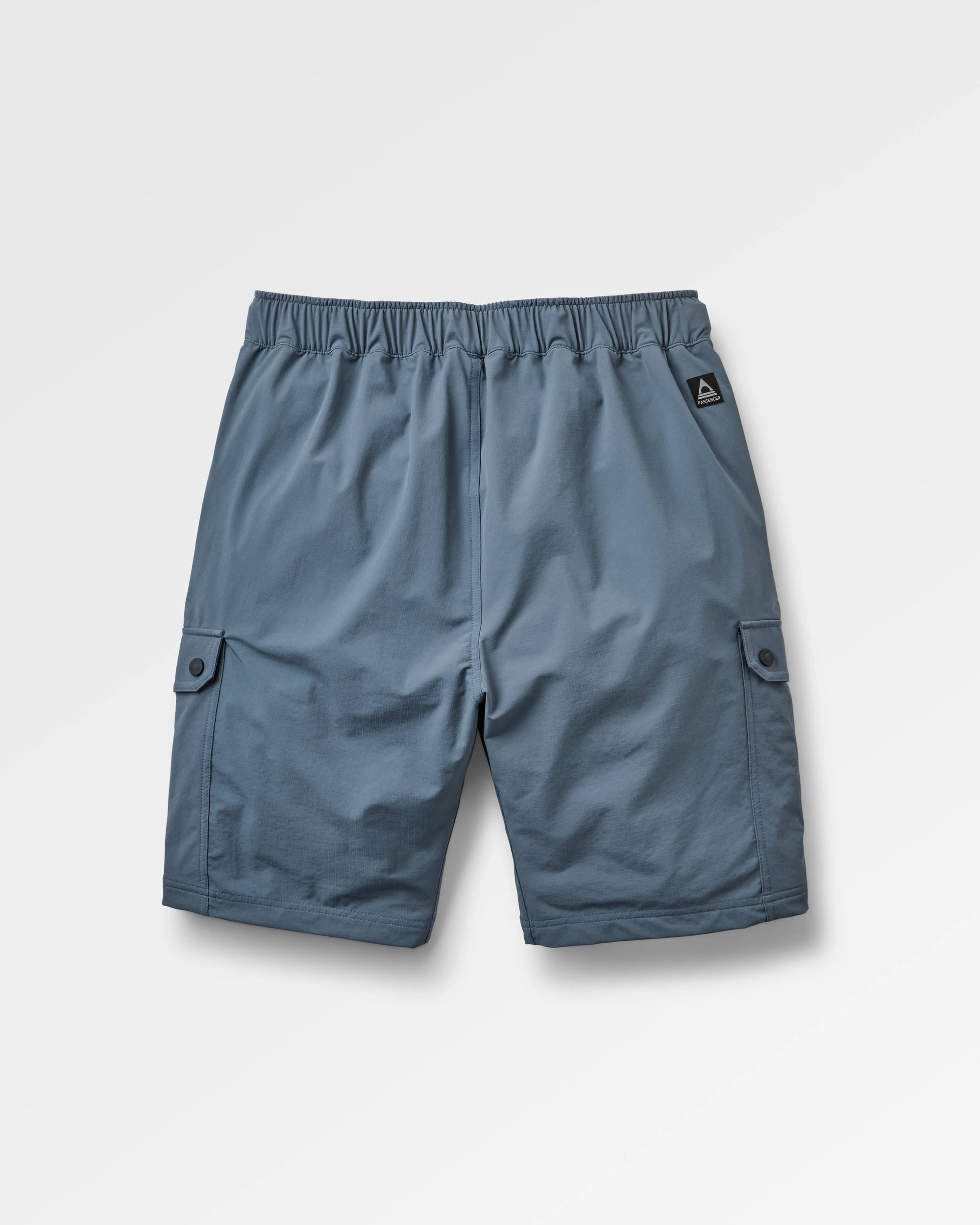 Stride Recycled Active Trail Short - Storm Grey - Flatlay