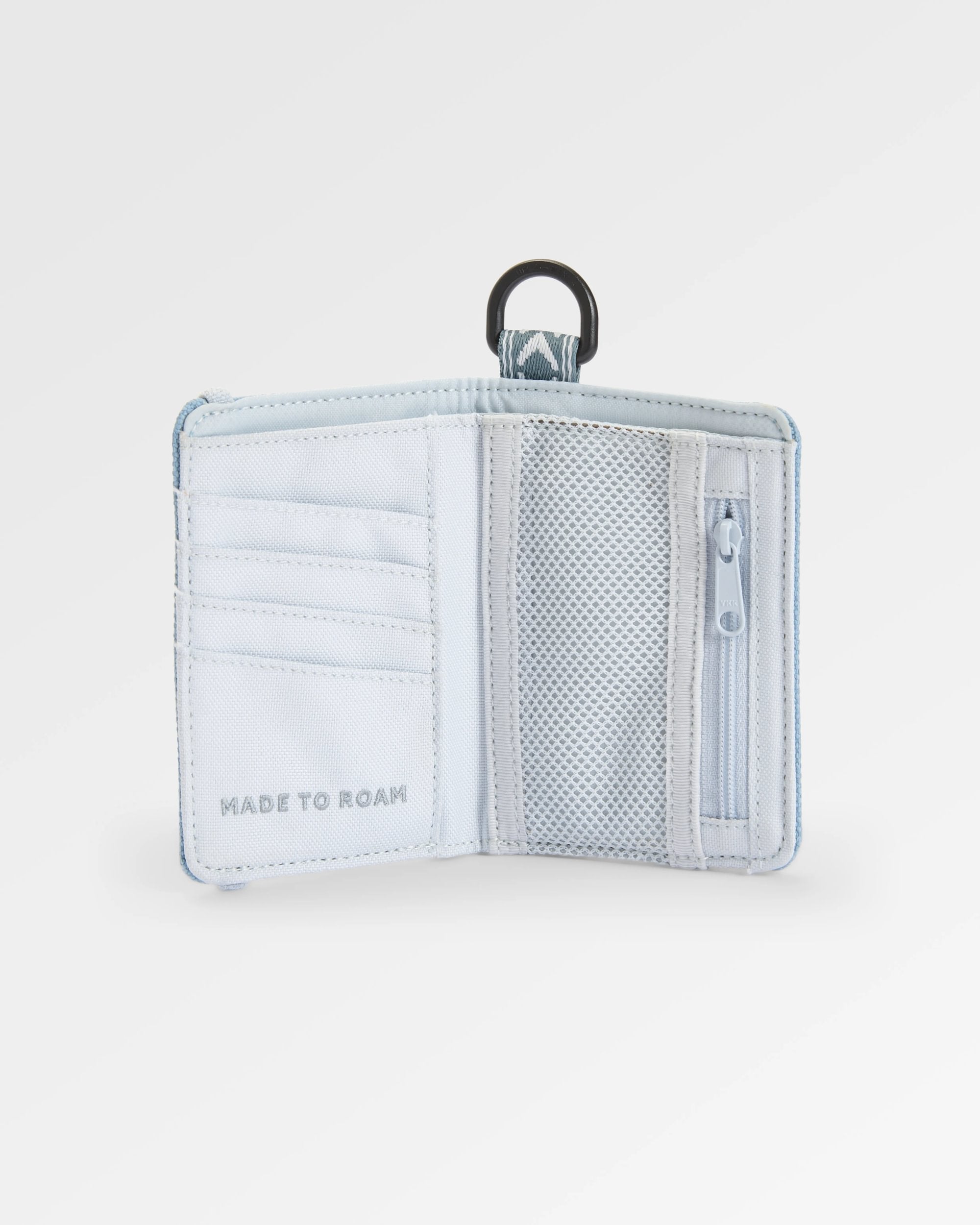 Vantage Wallet - Faded Denim/ Grey Blue - Flatlay