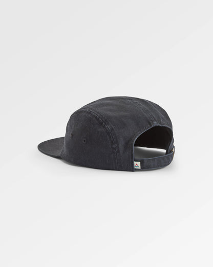 Fixie Organic 5 Panel Cap 2.0 - Faded Black - Flatlay