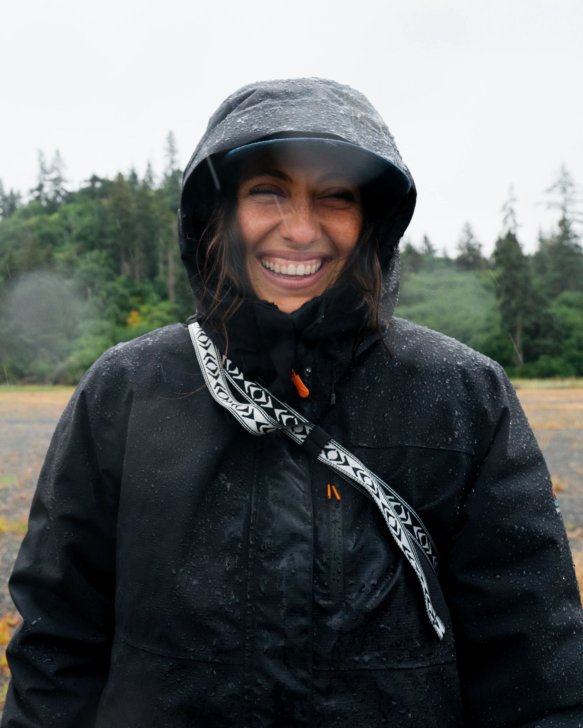 Cloudmont Waterproof Down Parka - Black - Lifestyle