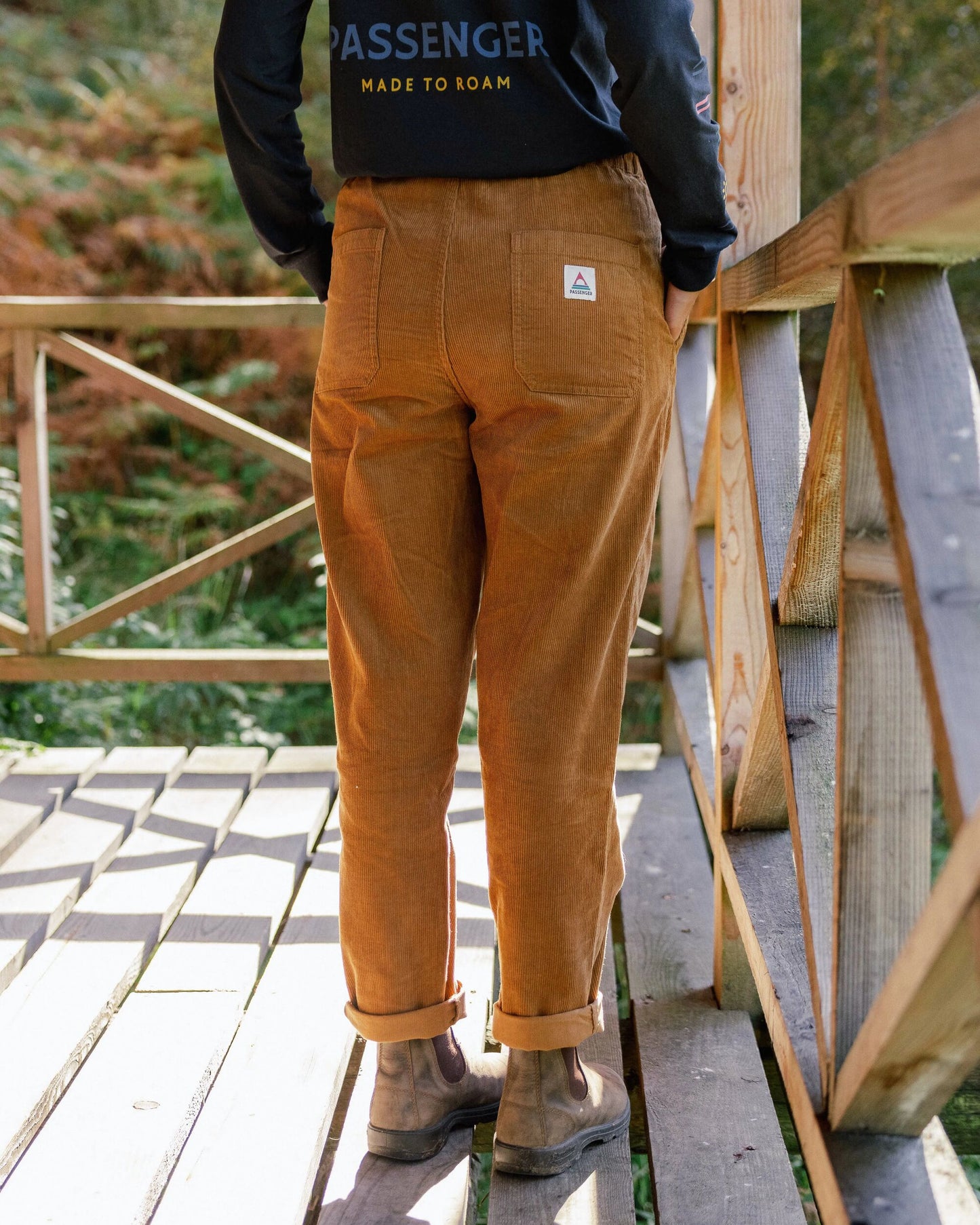 Compass Recycled Corduroy Trouser - Coconut