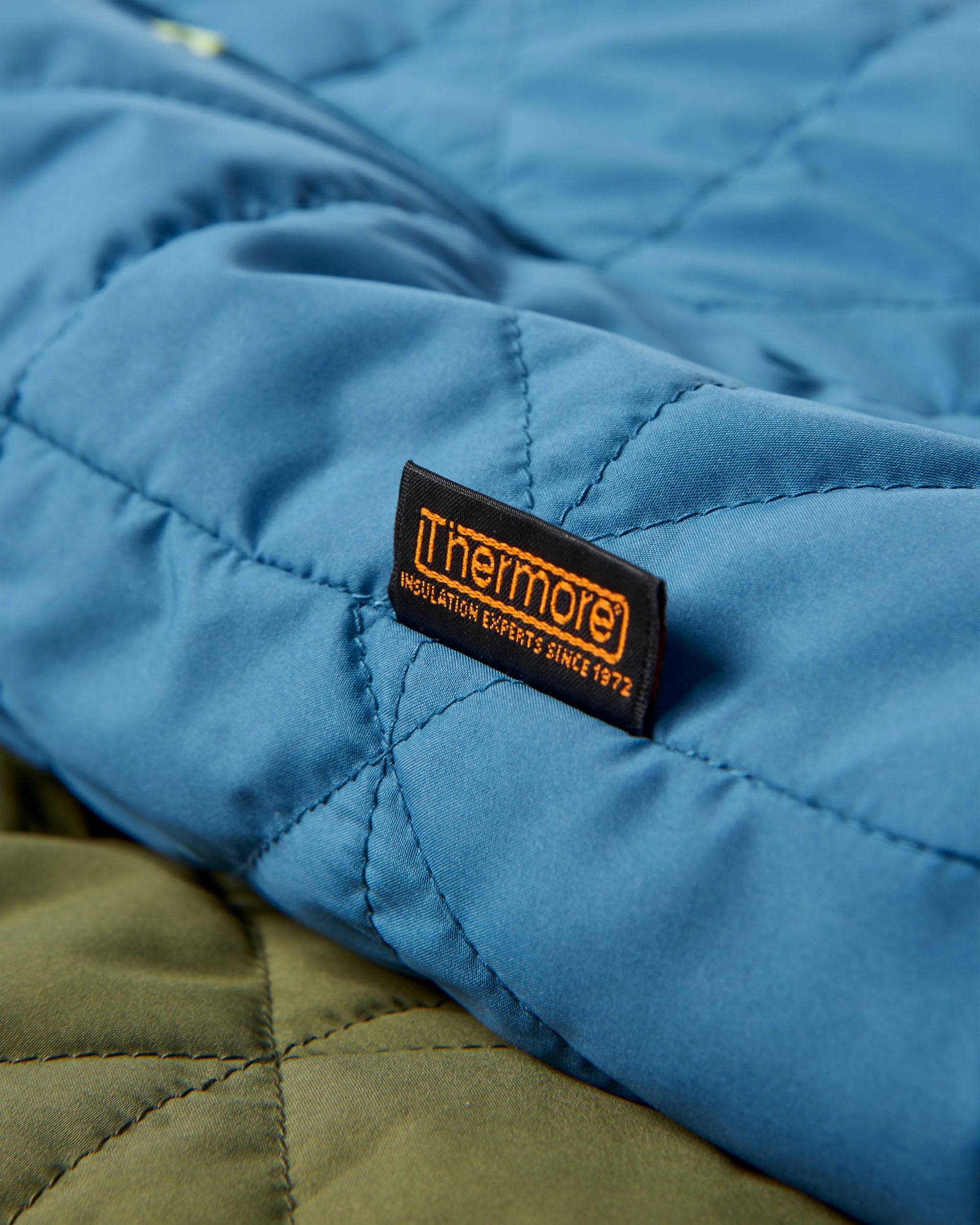 Base Recycled Thermore® Insulated Jacket - Khaki - Flatlay