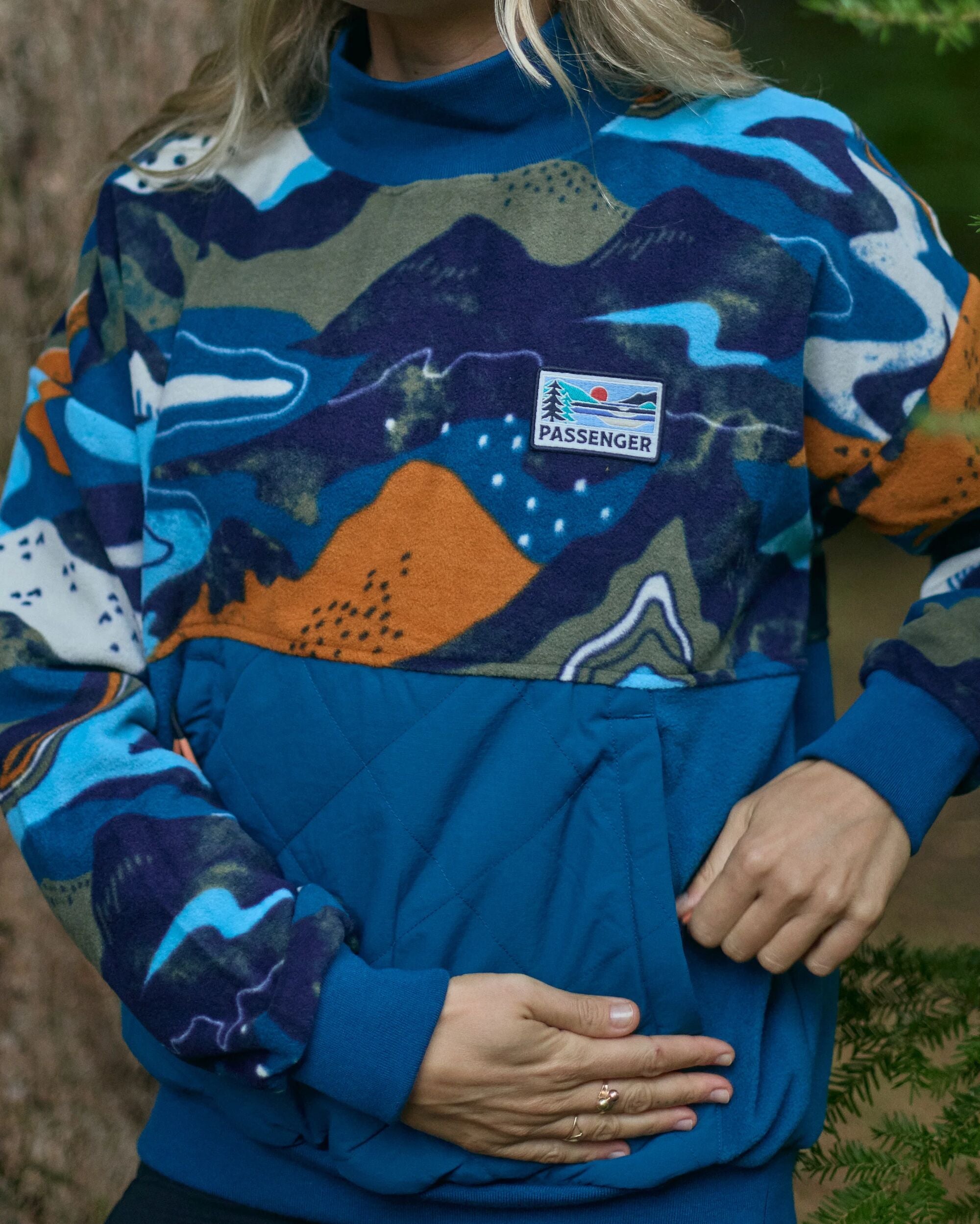 Bea Polar Fleece - Adventure Tidal Blue - Lifestyle