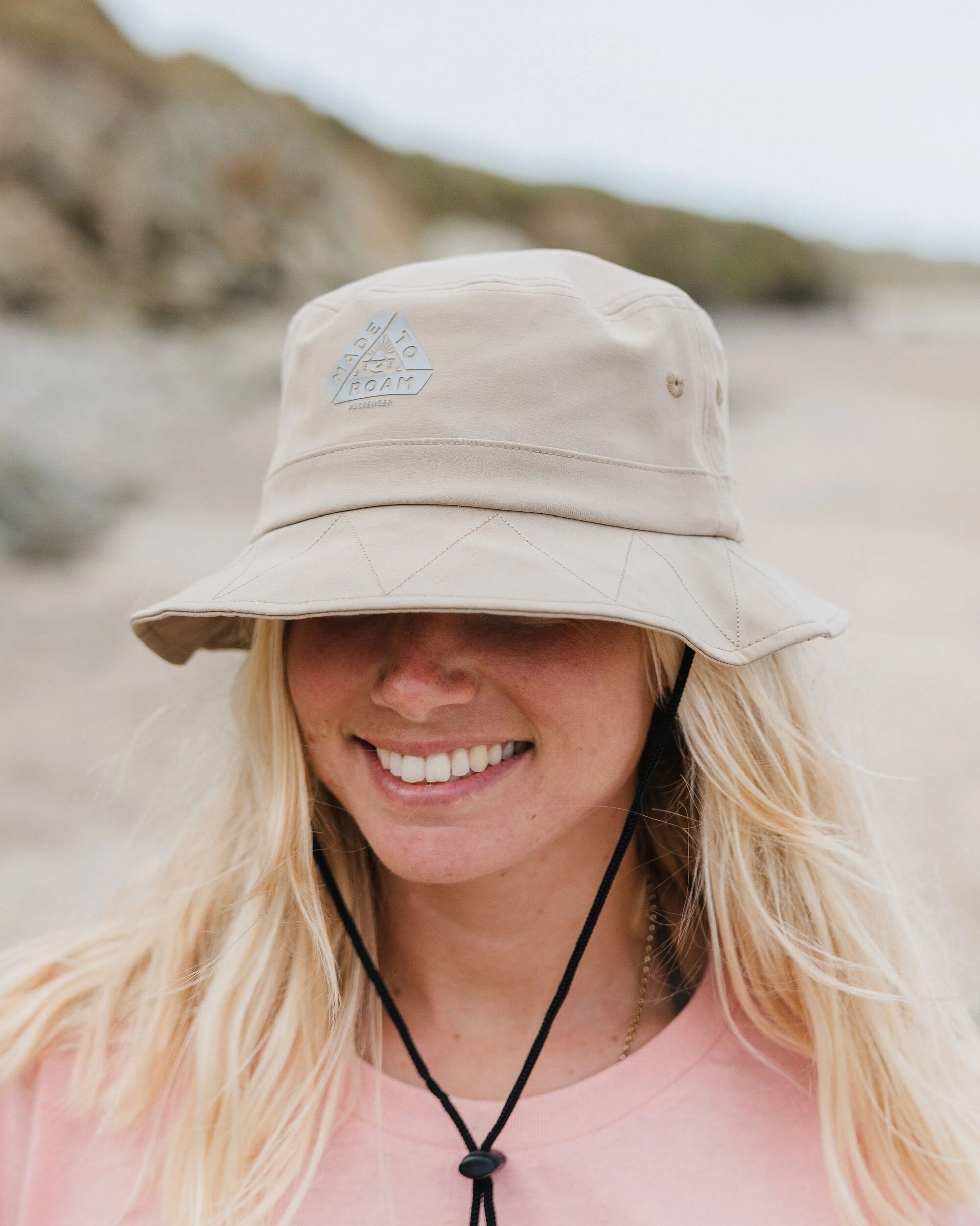 Womens_Trail Bucket Hat - Chinchilla Brown