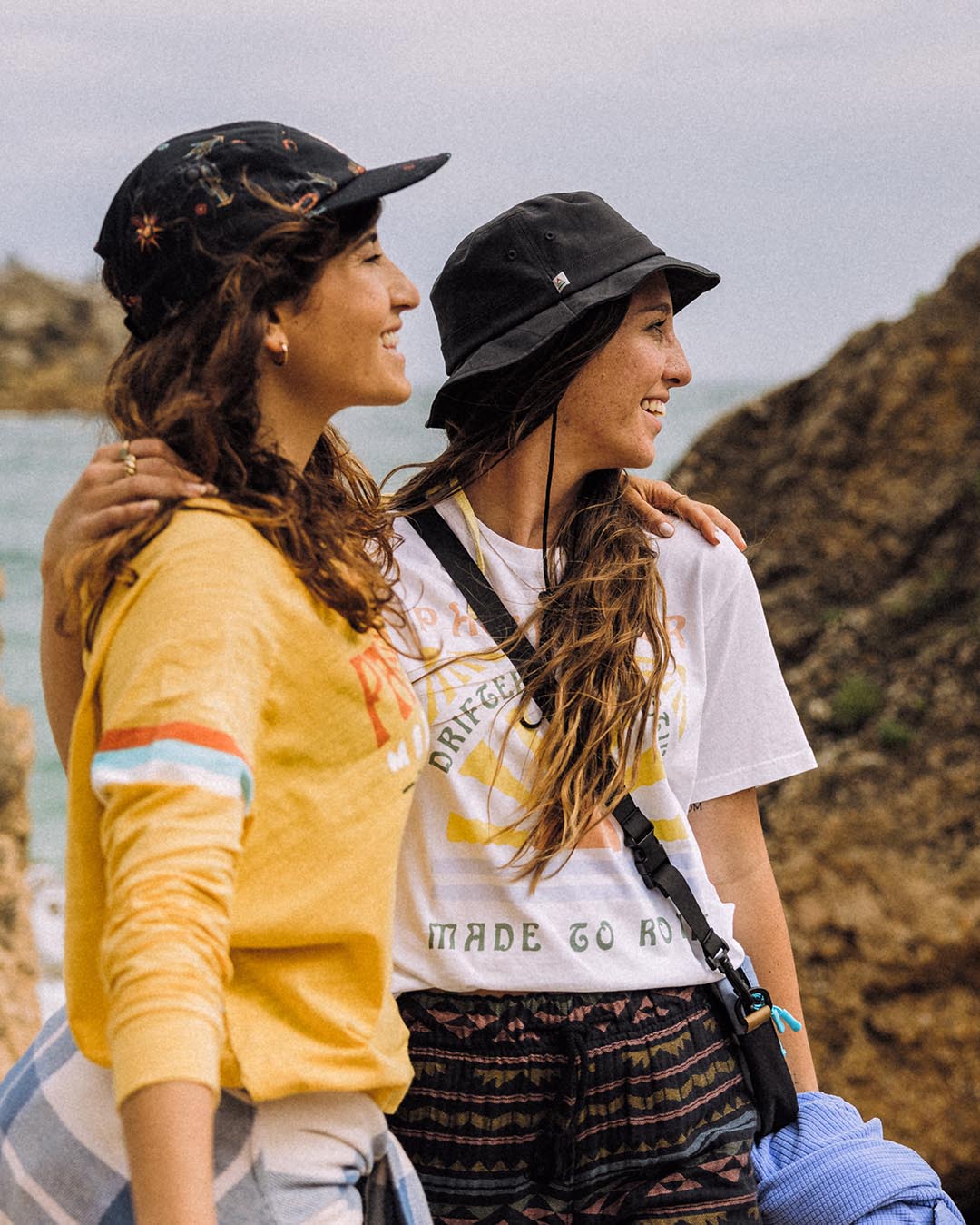 La Sarena Recycled Cotton Oversized Ls T-Shirt - Ochre Yellow