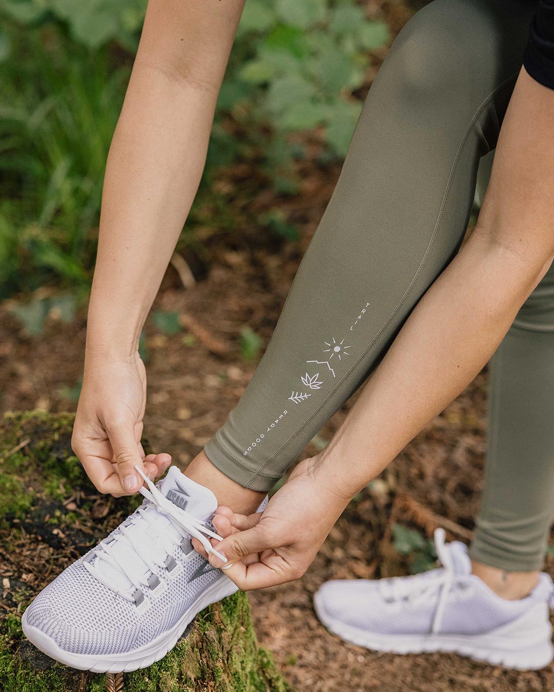 Fresh Air 2.0 Recycled Leggings - Dusty Olive