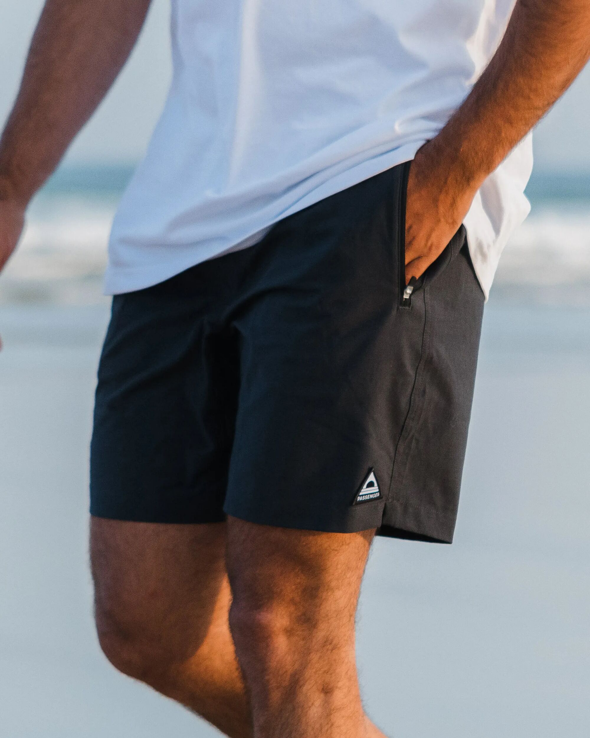 Traveller Organic All Purpose Short - Black - Lifestyle