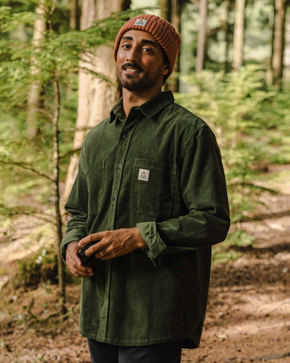 Backcountry Recycled Cord Shirt - Fir Tree - Lifestyle