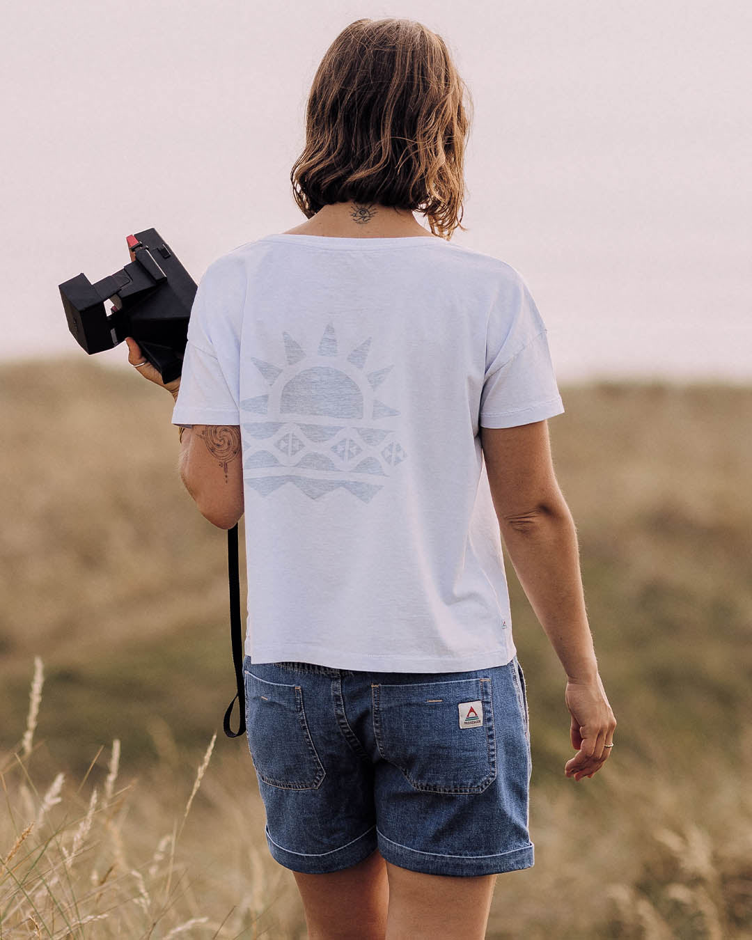 Mindful Recycled Cotton T-Shirt - Pale Blue