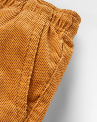 Drifter Cord Short - Spruce Yellow - Flatlay