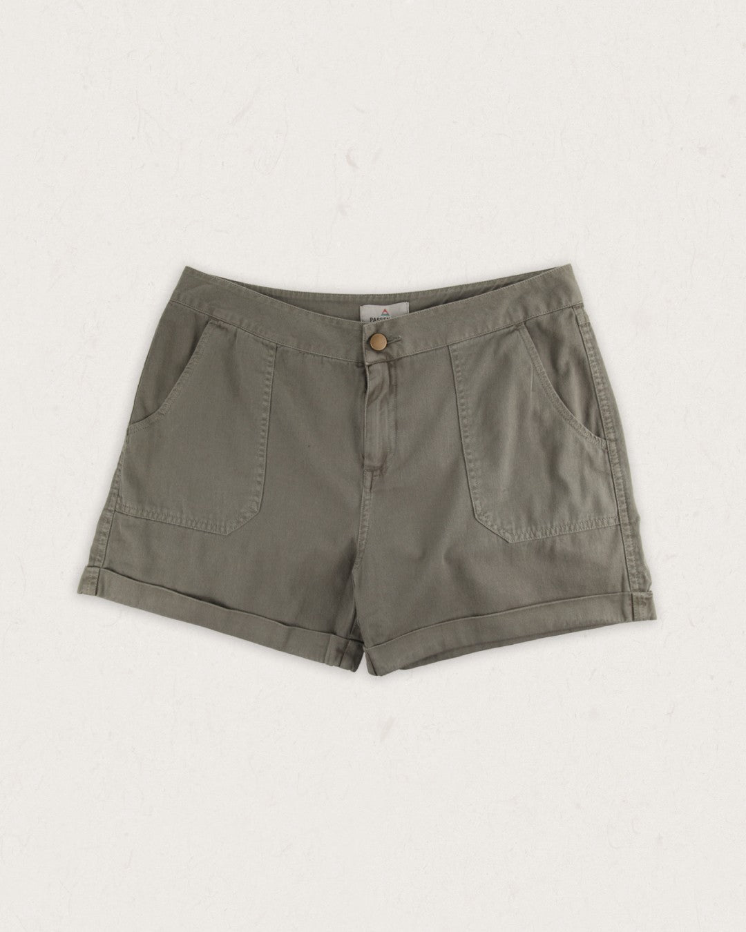 Ziggy Organic Cotton Short - Dusty Olive