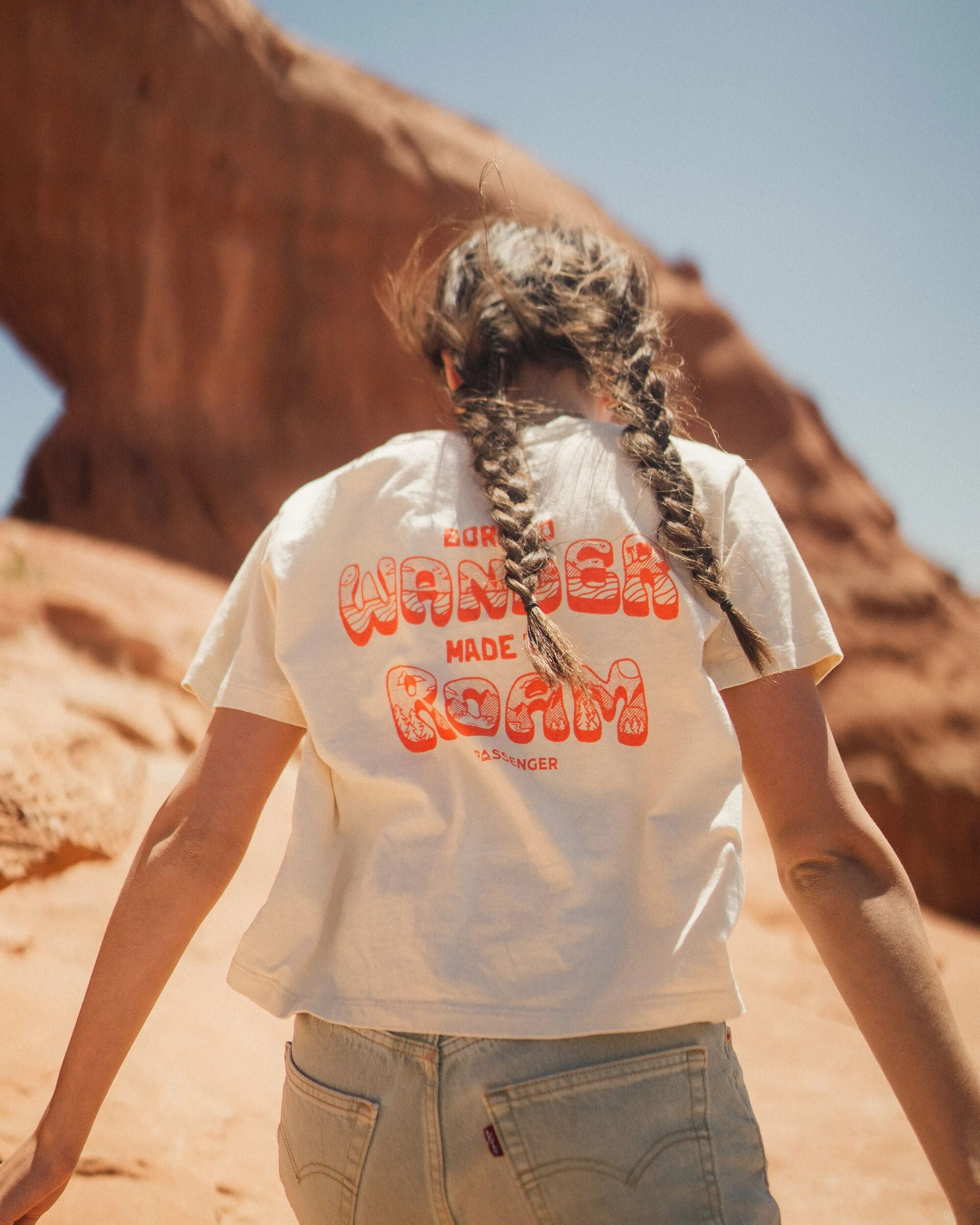 Woodcut Recycled Cotton T-Shirt - Birch - Lifestyle