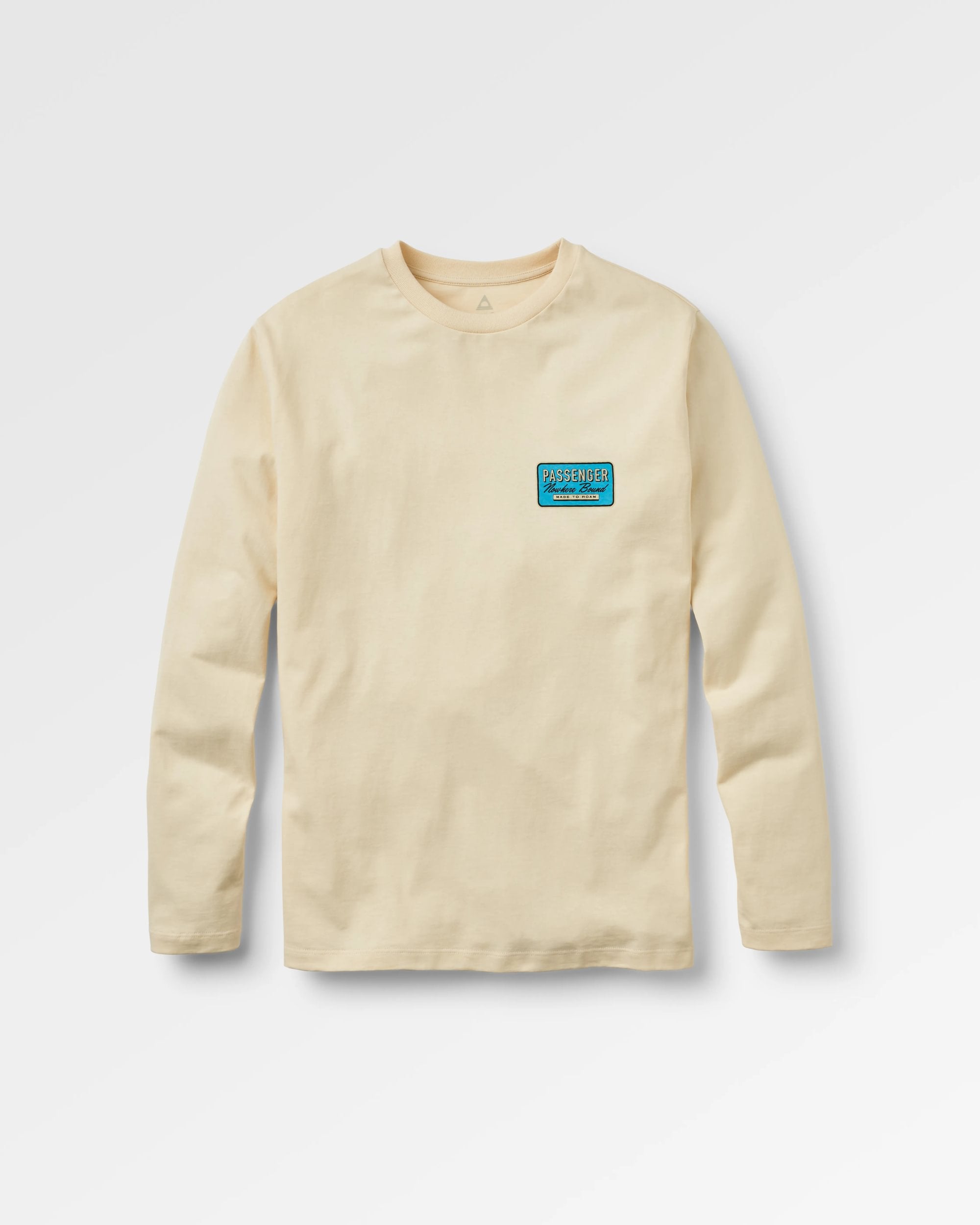 Beechey Recycled Cotton LS T-Shirt - Birch - Flatlay