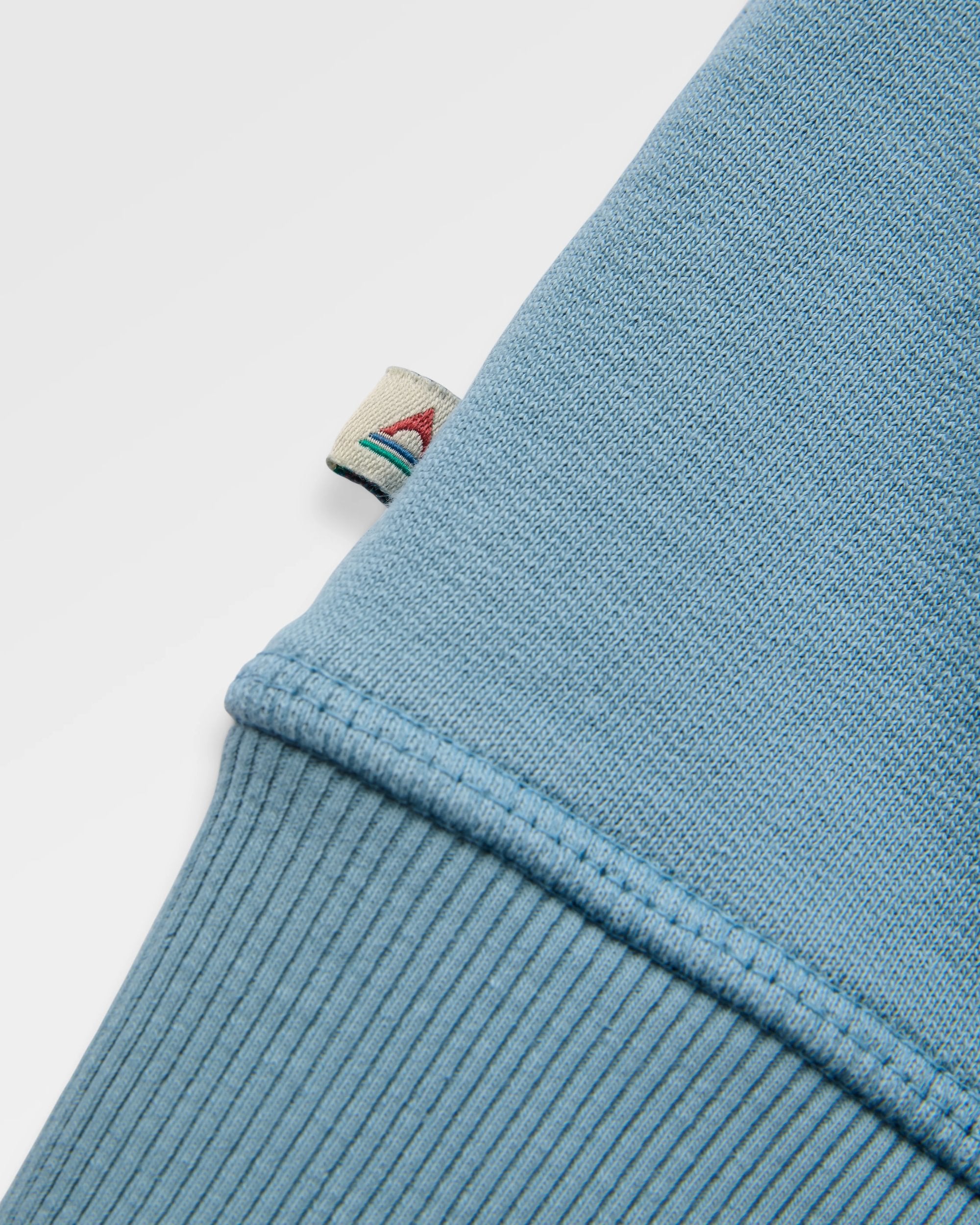 Roamer Men's Sweatshirt - Faded Denim - Flatlay