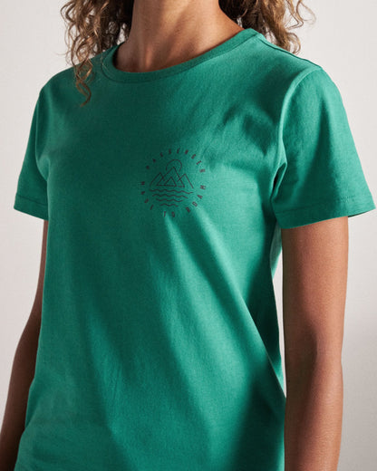 Remote Recycled Cotton T-Shirt - Greenlake - Studio Model
