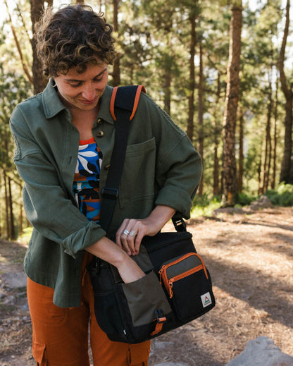 Womens_Boondocker Recycled Camera Bag  - True Black/ Khaki - Lifestyle