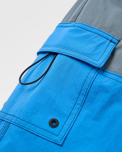 Cutback Boardshort - Storm Grey/Marine Blue - Flatlay