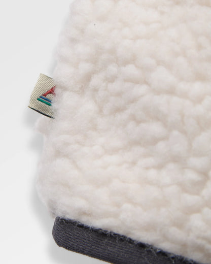 Trekker 2.0 Recycled Deep-Pile Sherpa Fleece - Warm Ivory - Flatlay