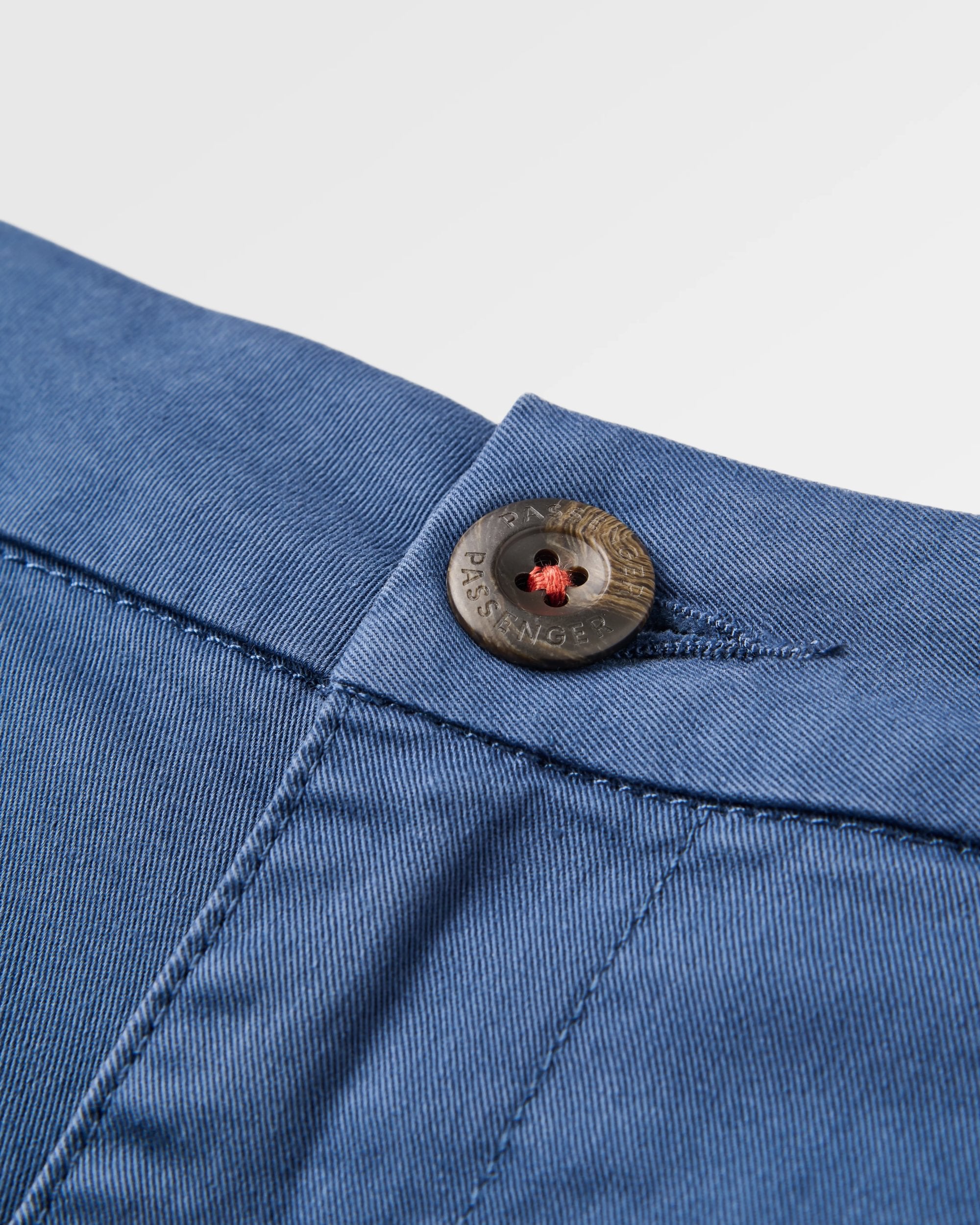 365 Cotton Trouser - Dark Denim - Flatlay