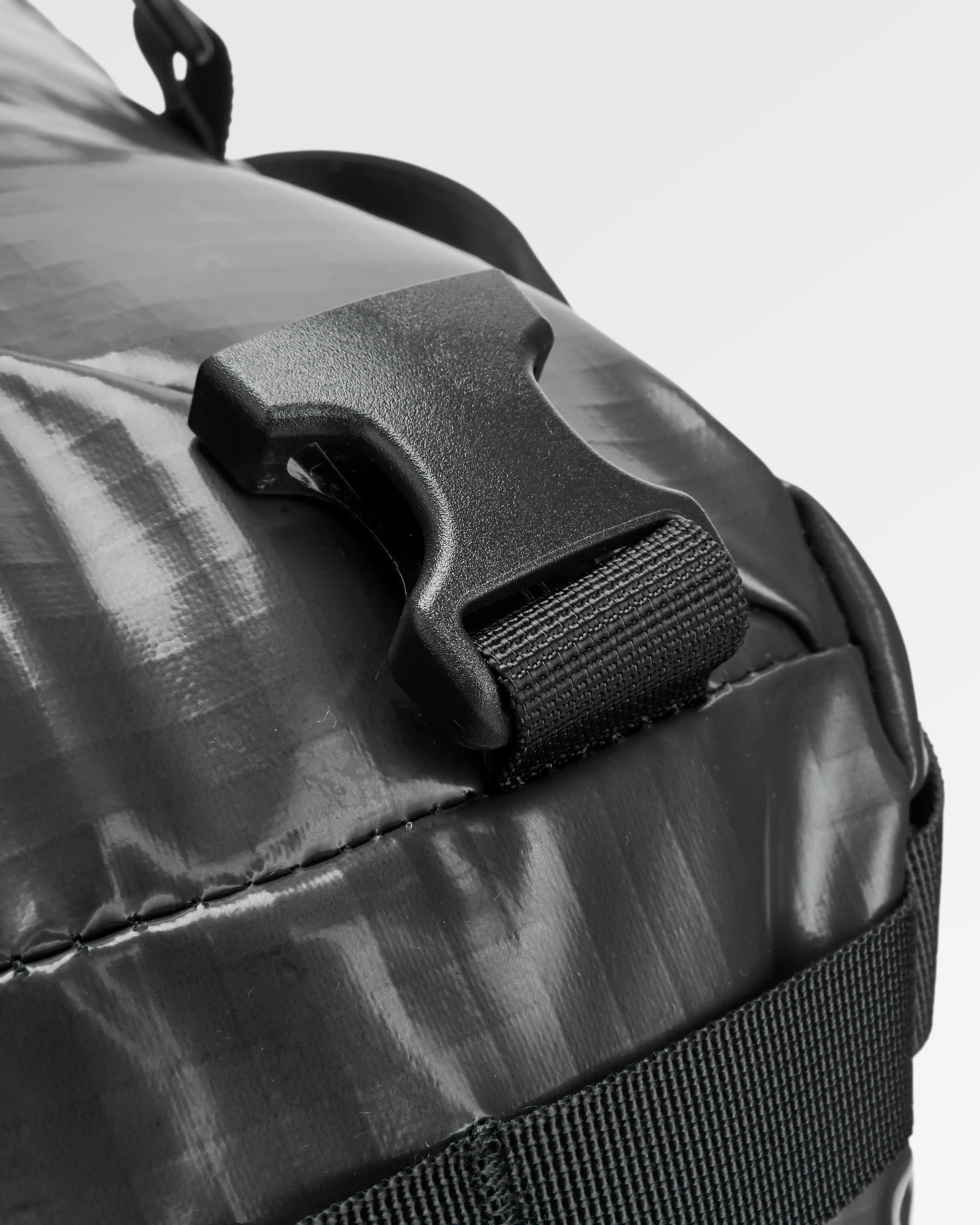 Roamer Recycled 80L Duffel Bag - Phantom Black - Flatlay