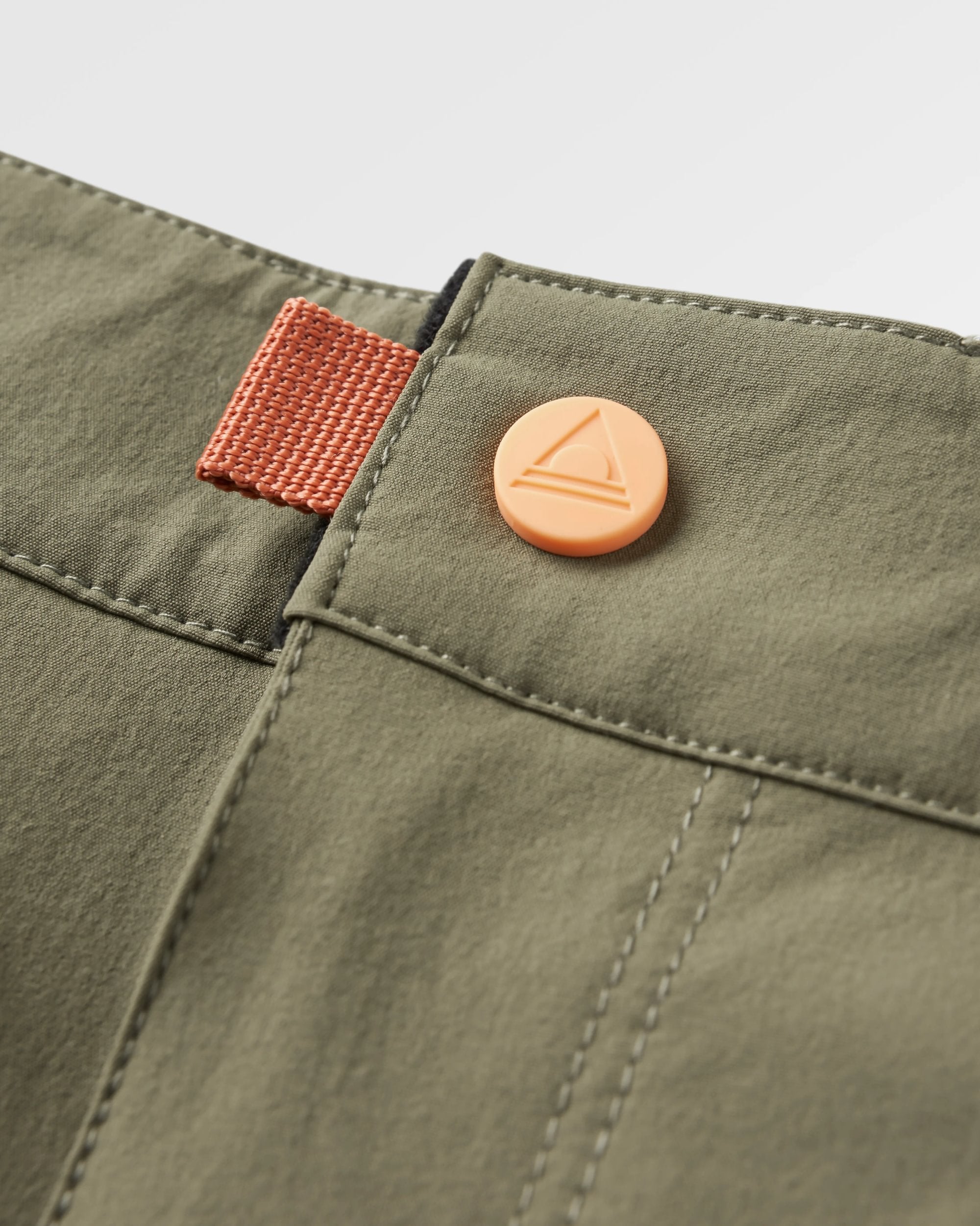 365 Trail Roll Up Trouser - Khaki - Flatlay
