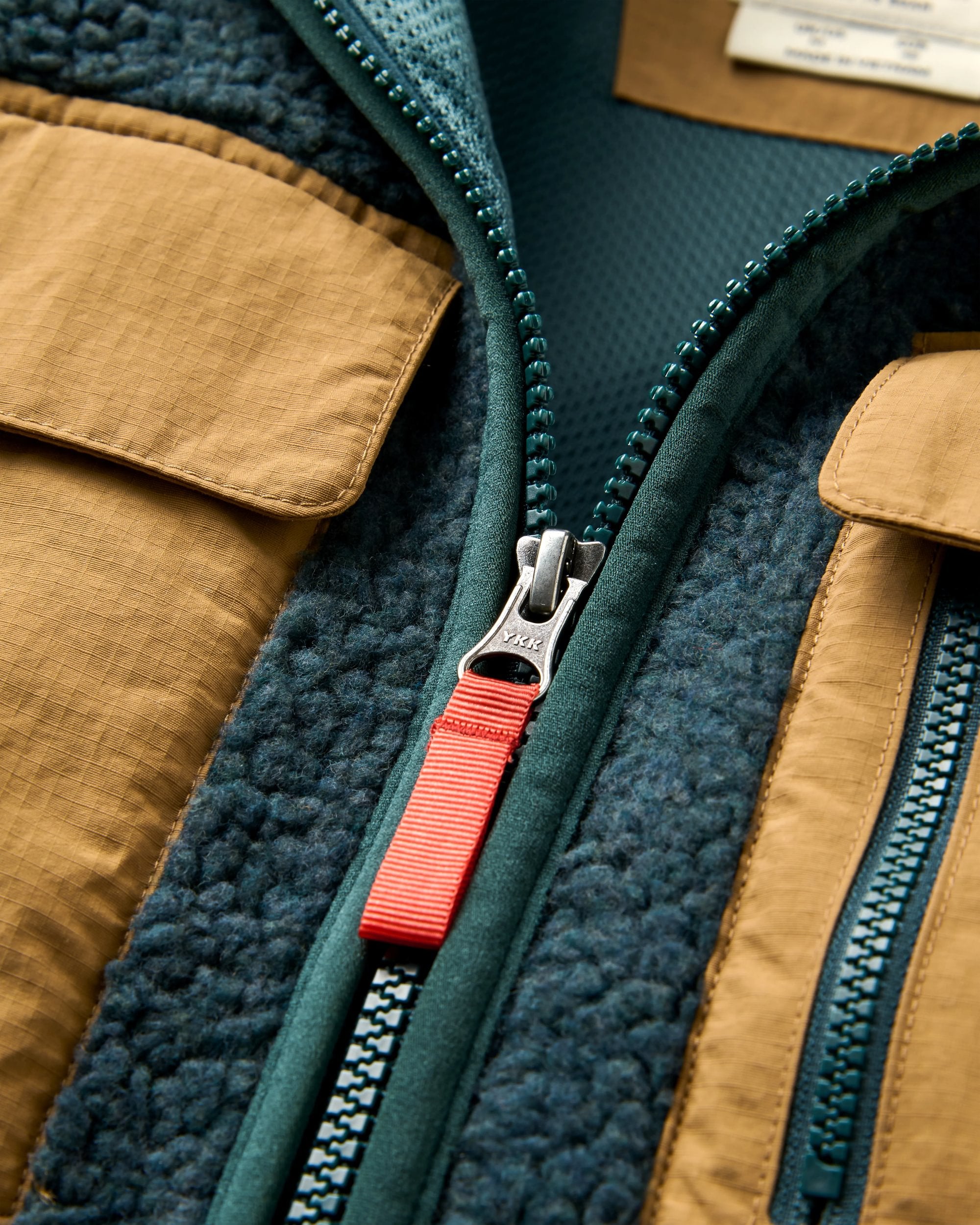 Valiant Deep Pile Fleece - Dark Fern  - Flatlay