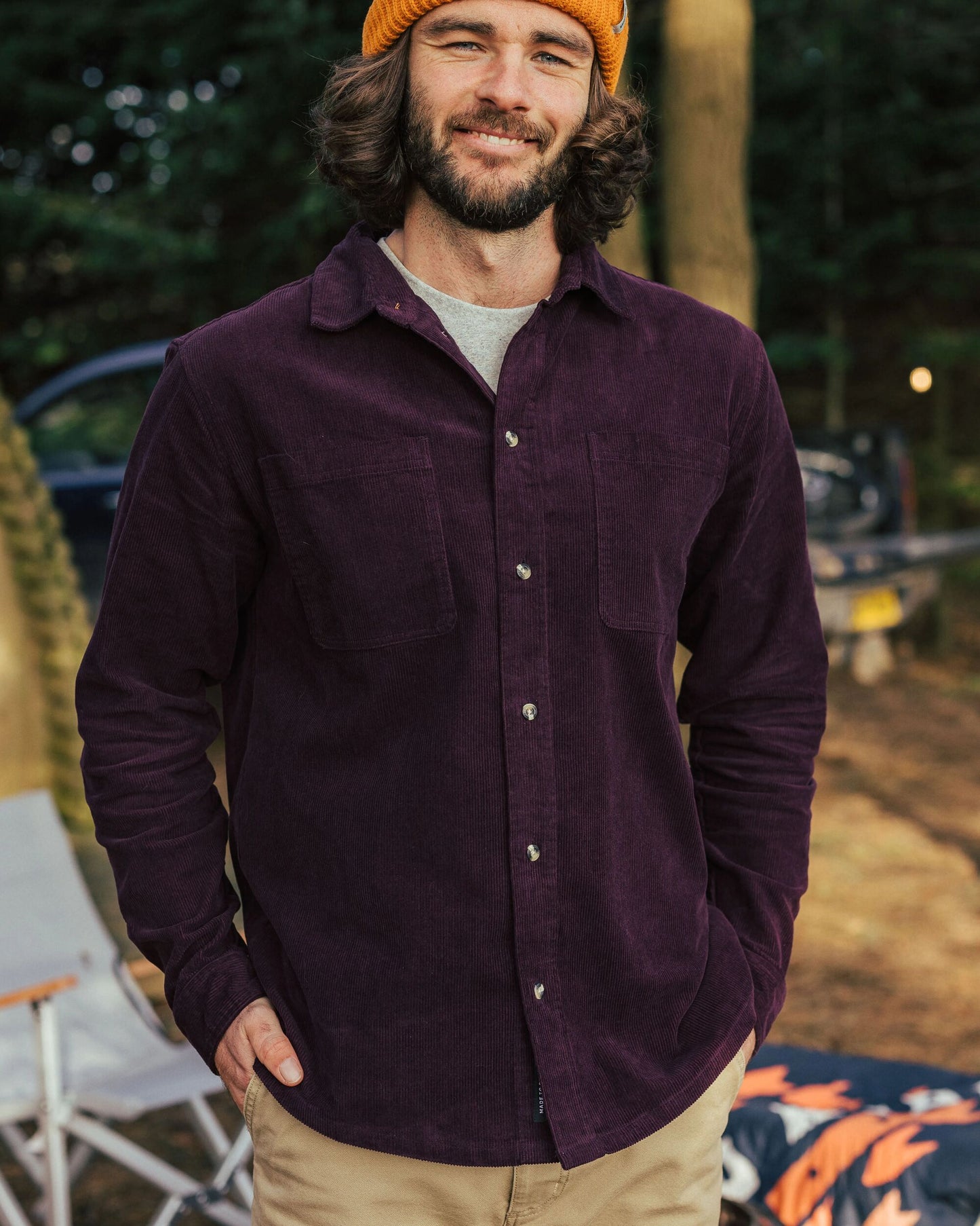 Backcountry Cord Shirt - Deep Plum