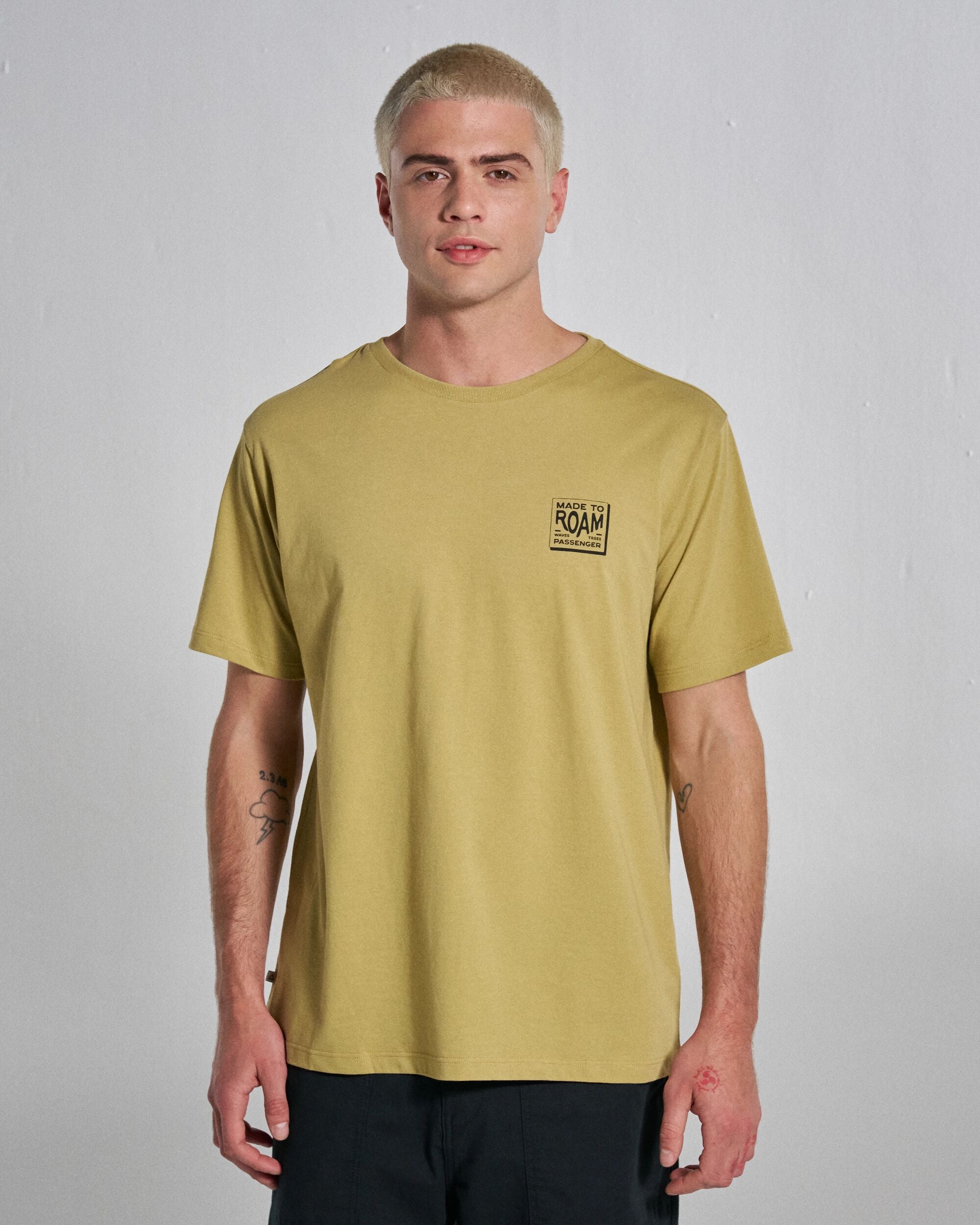 Sonoma T-Shirt - Warm Beige - Studio Model