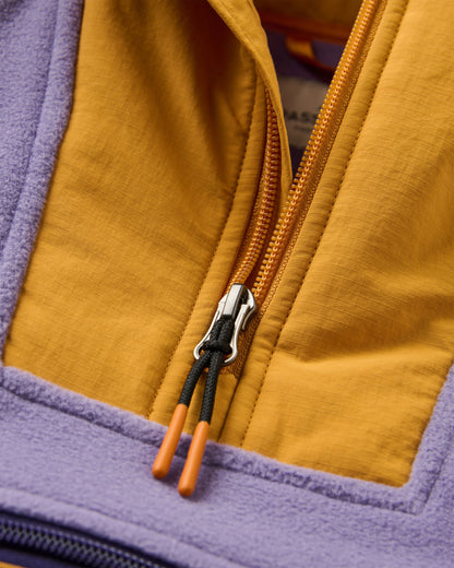 Alexander Hooded Polartec® Fleece - Purple Haze - Flatlay