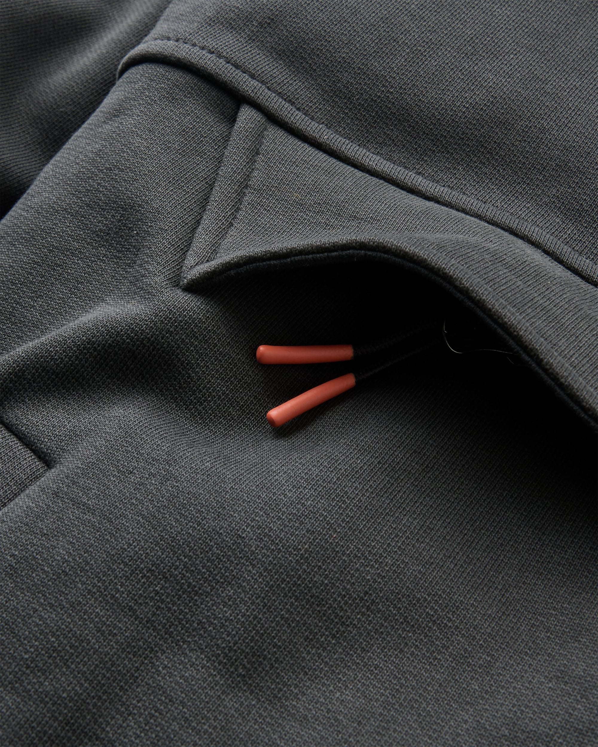 Wildedge Recycled Cotton Hoodie - Black - Flatlay
