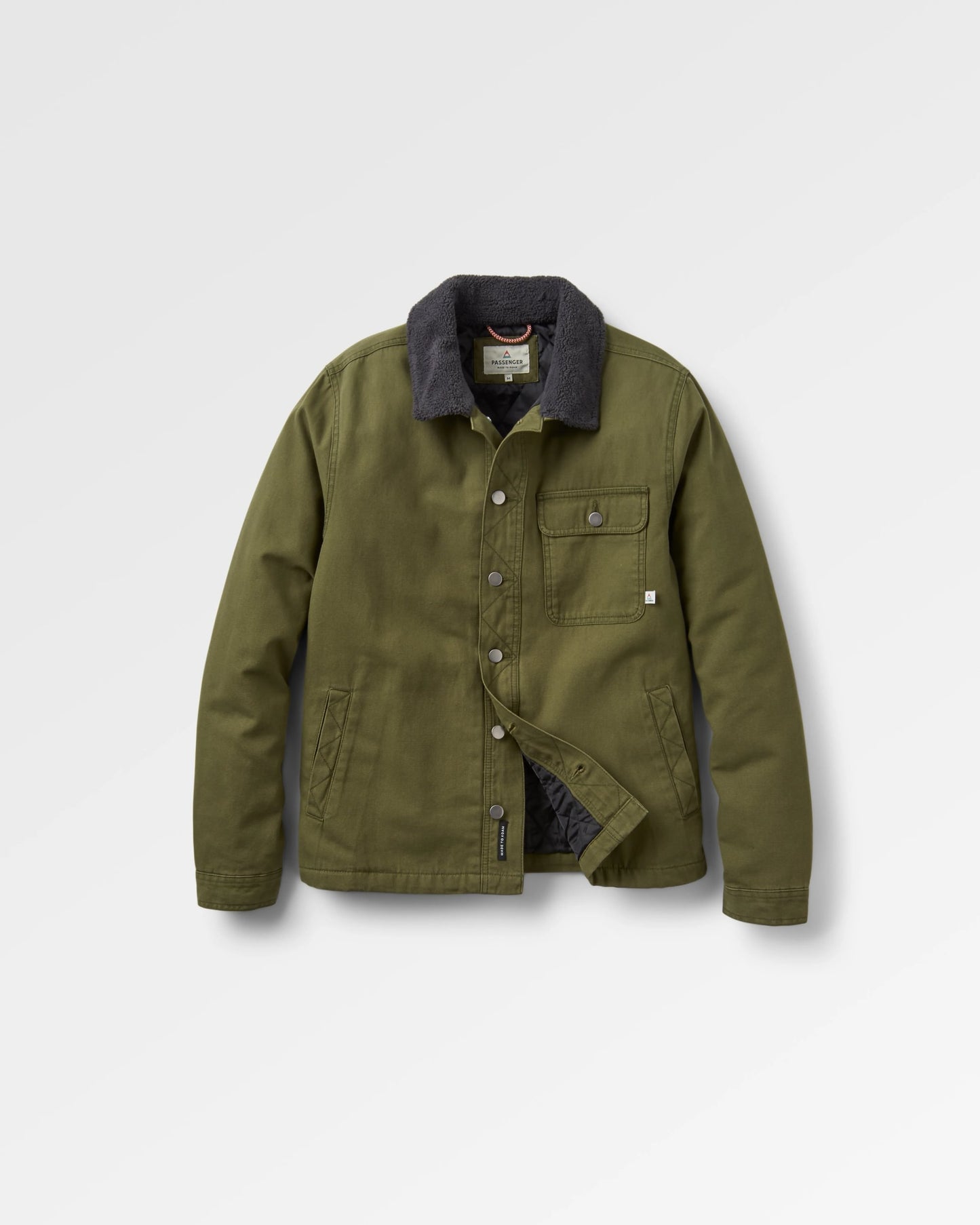 Falcon Organic Canvas Jacket - Khaki