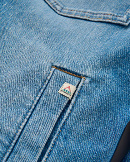 Stella Denim LS Shirt - Light Wash Denim - Flatlay