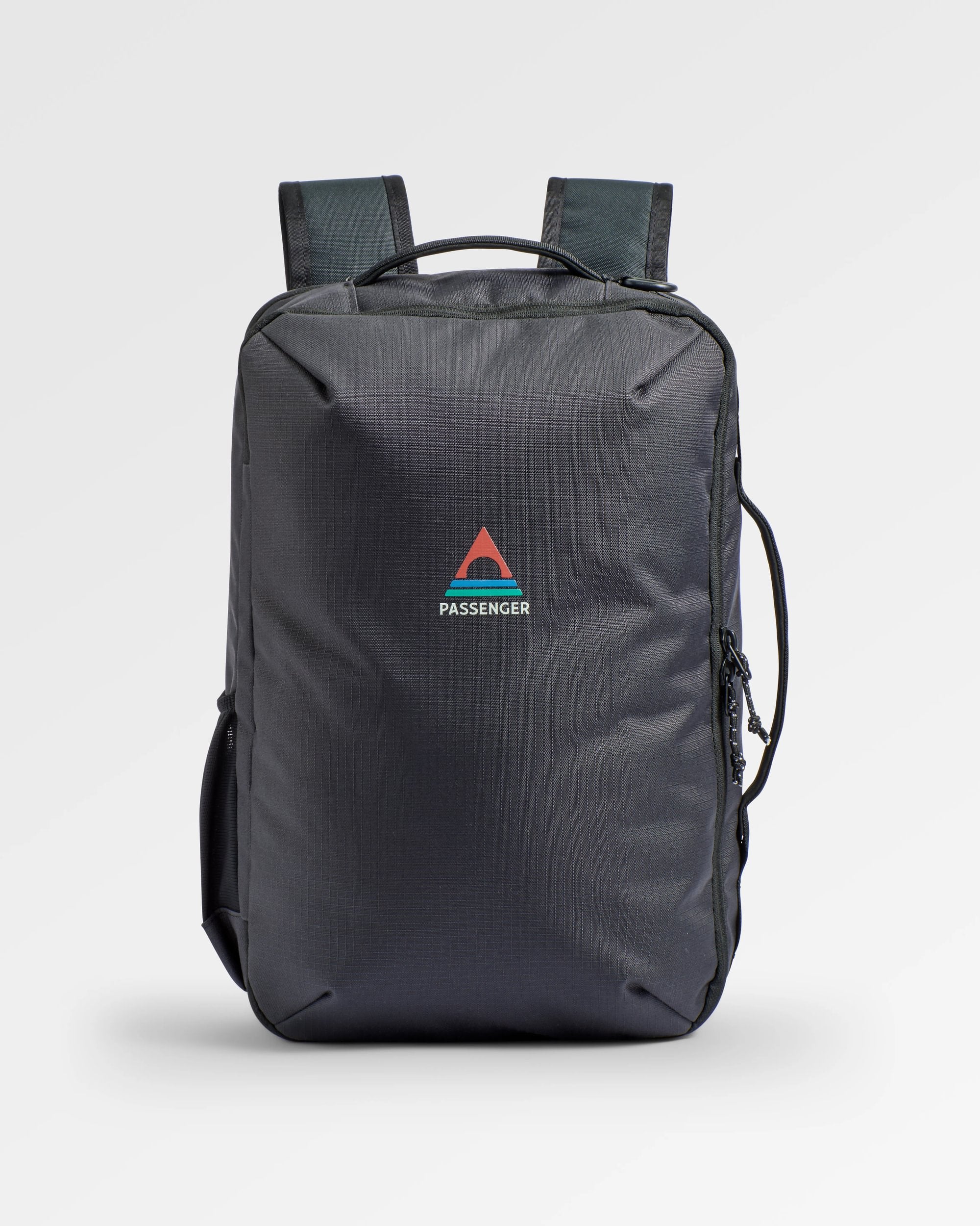 Wayfarer Recycled Backpack Duffel - Black - Flatlay