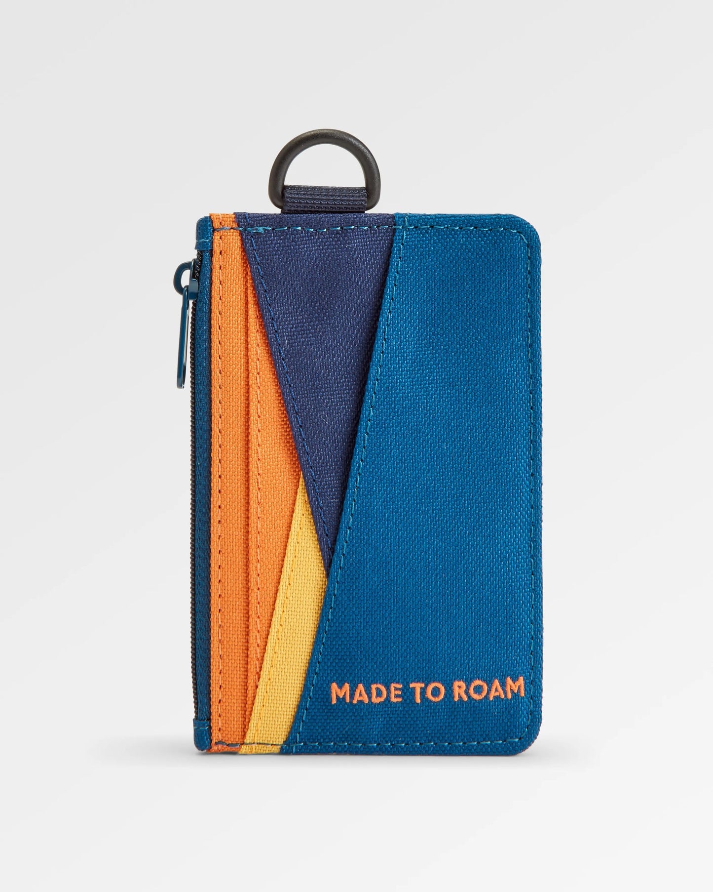 Mountain Recycled Card Holder - Tidal Blue Orange Multi