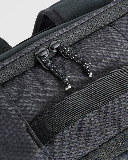 Wayfarer Recycled Backpack Duffel - Black - Flatlay