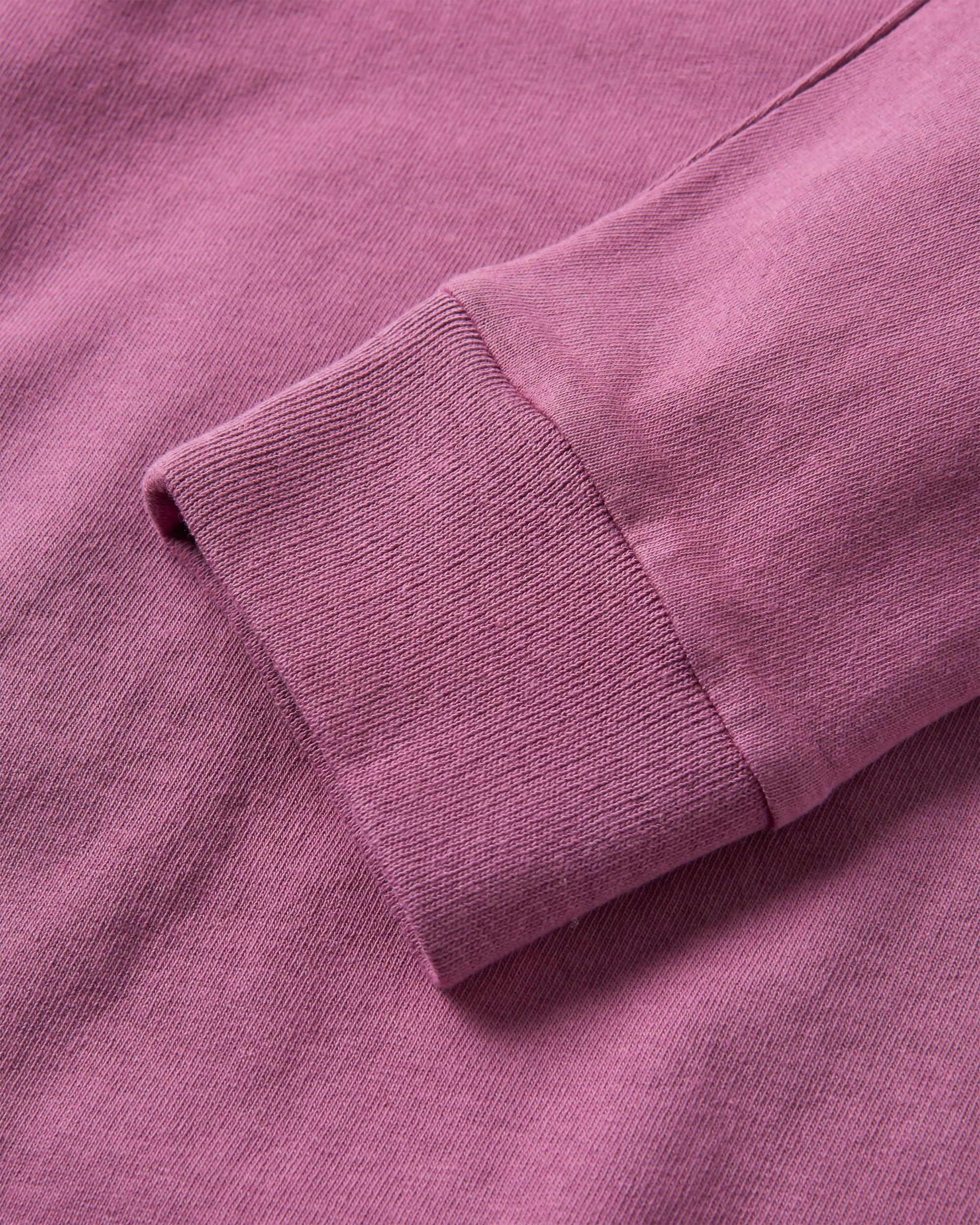 Discovery Recycled Cotton LS T-Shirt - Berry - Flatlay